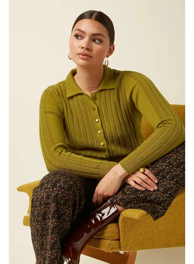 Sofie Cardi Carmi - Curry Yellow