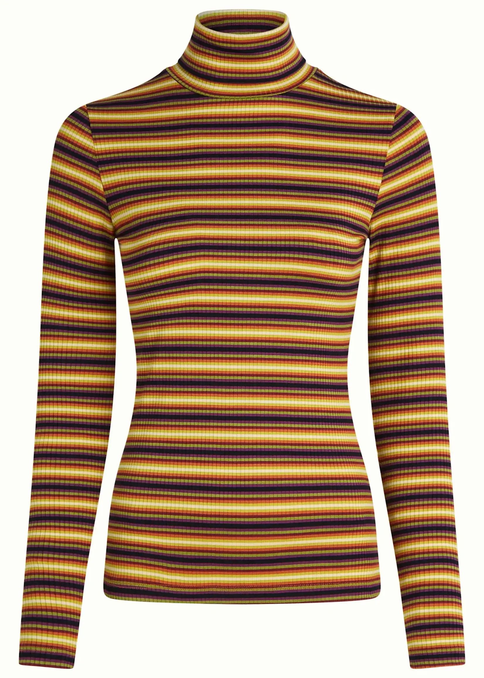 King Louie Rollneck Top Eira Stripe - Multi Color