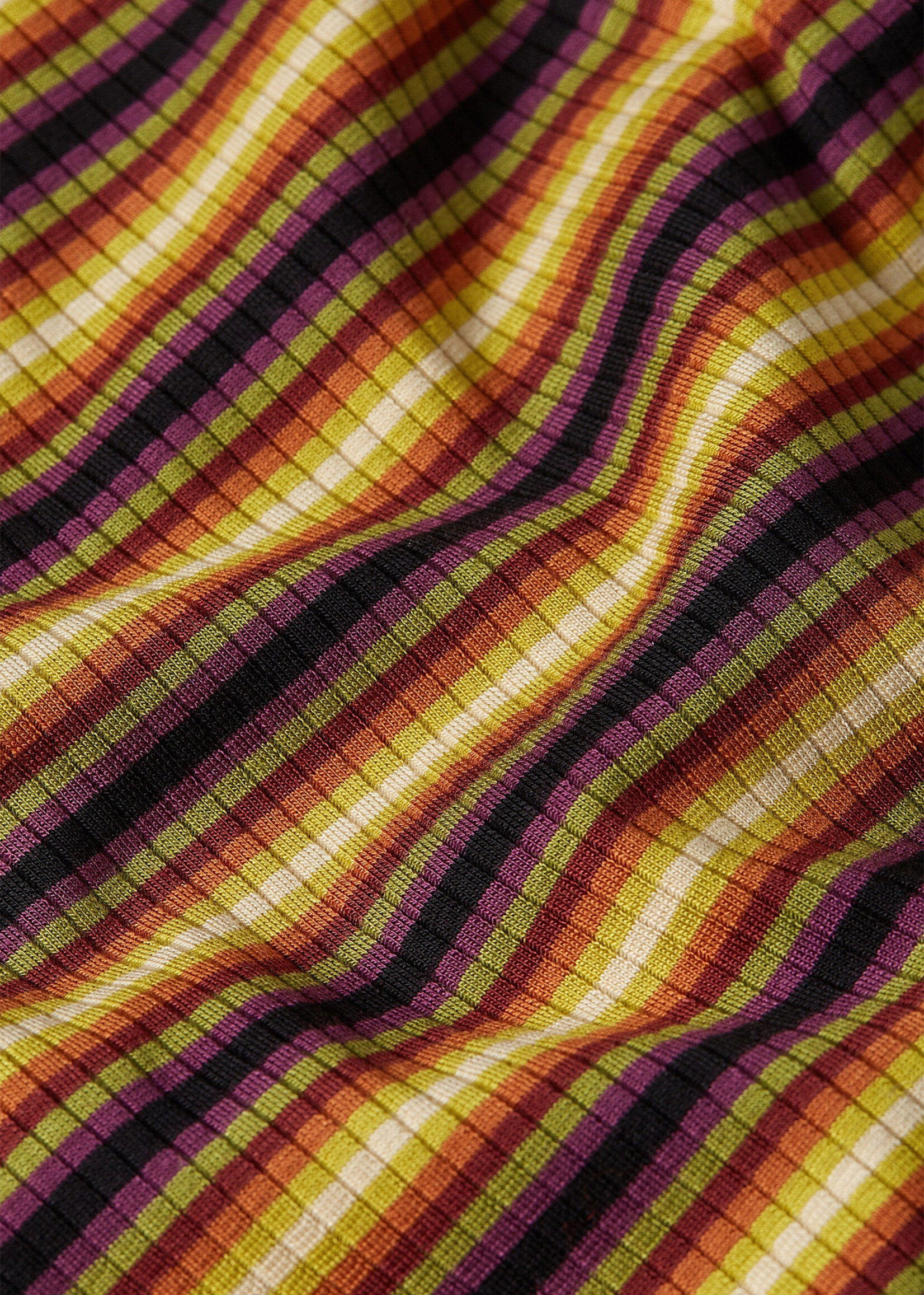 King Louie Rollneck Top Eira Stripe - Multi Color