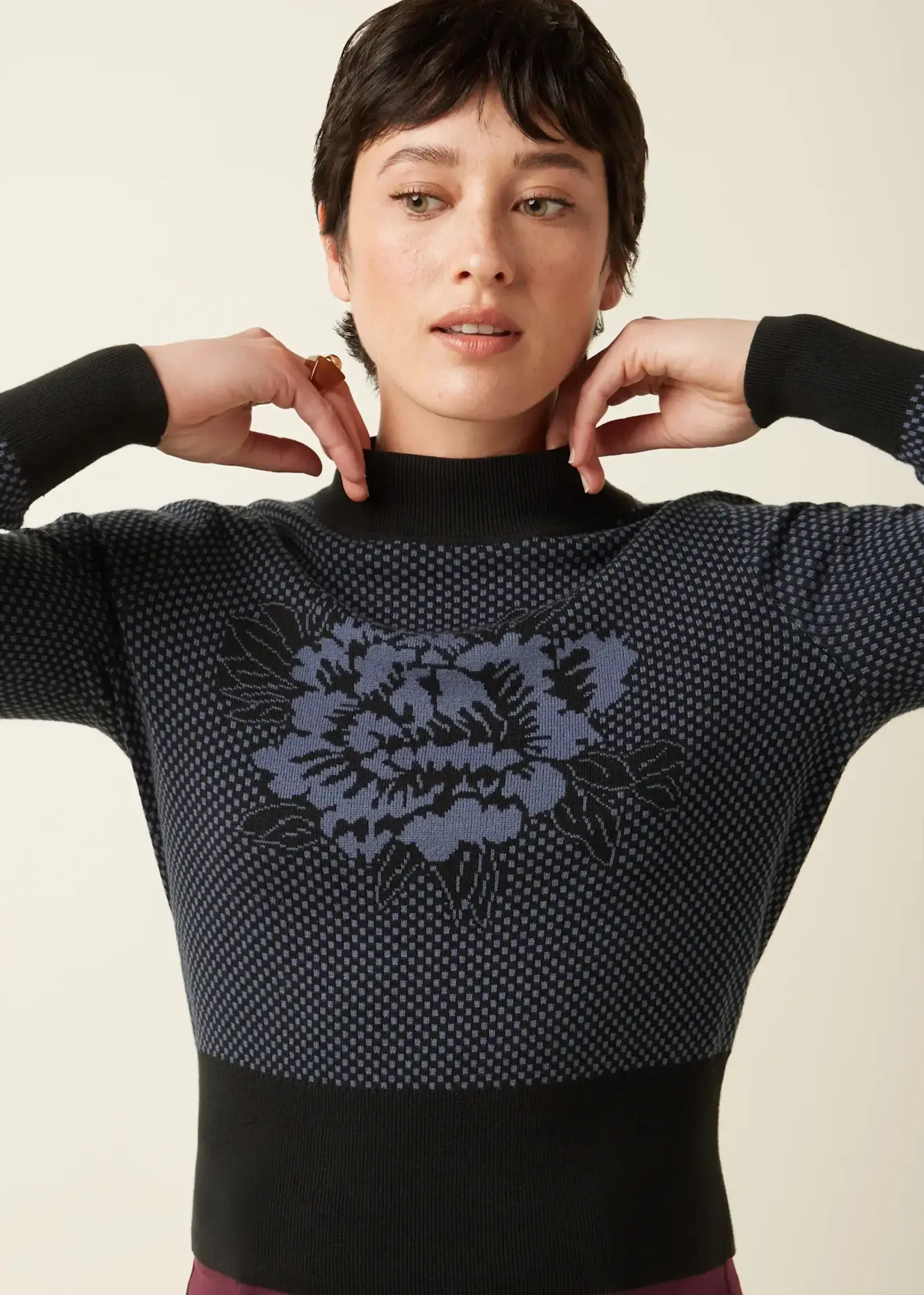 King Louie Nilde Top Avery - Night Blue