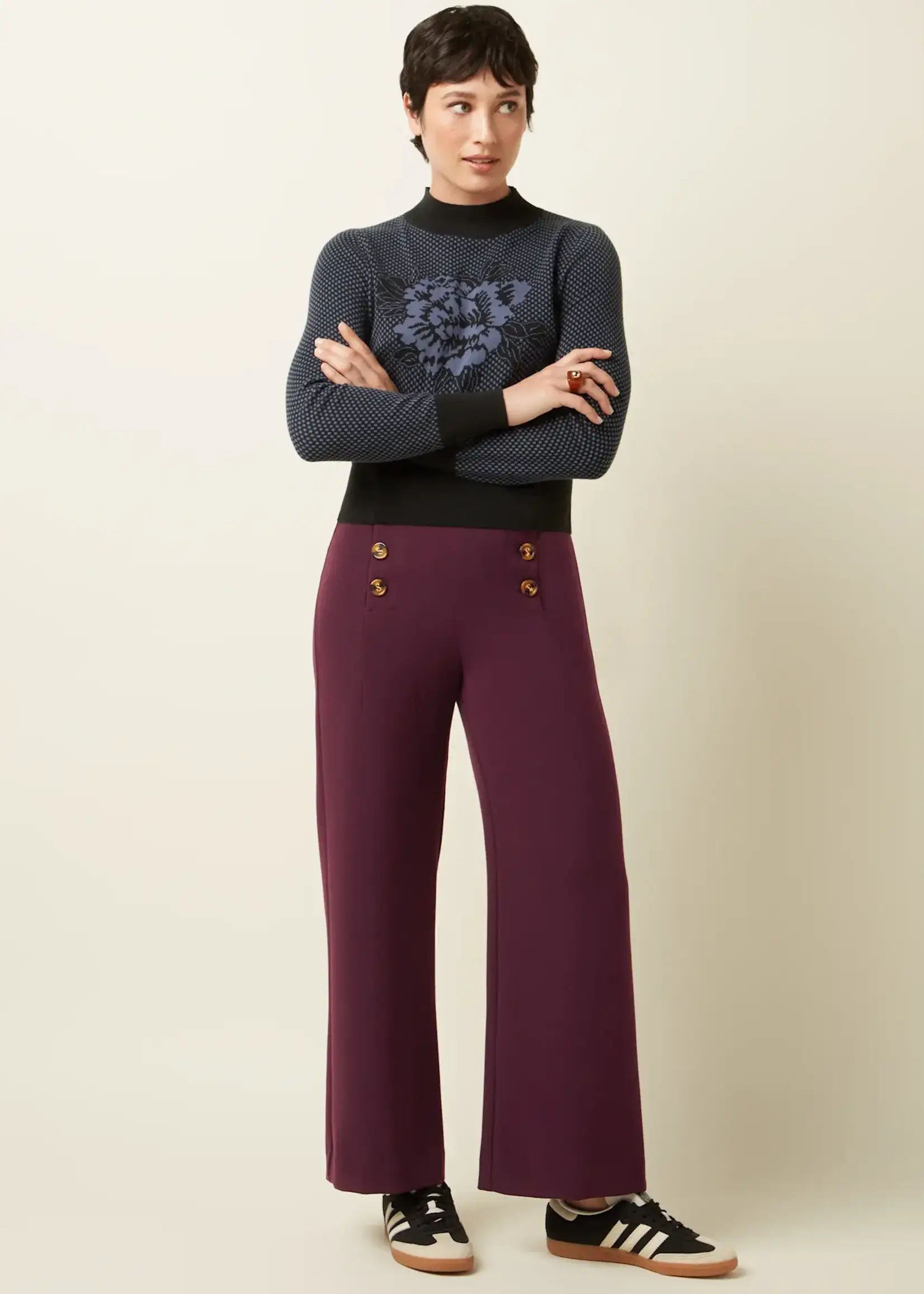 King Louie Nilde Top Avery - Night Blue