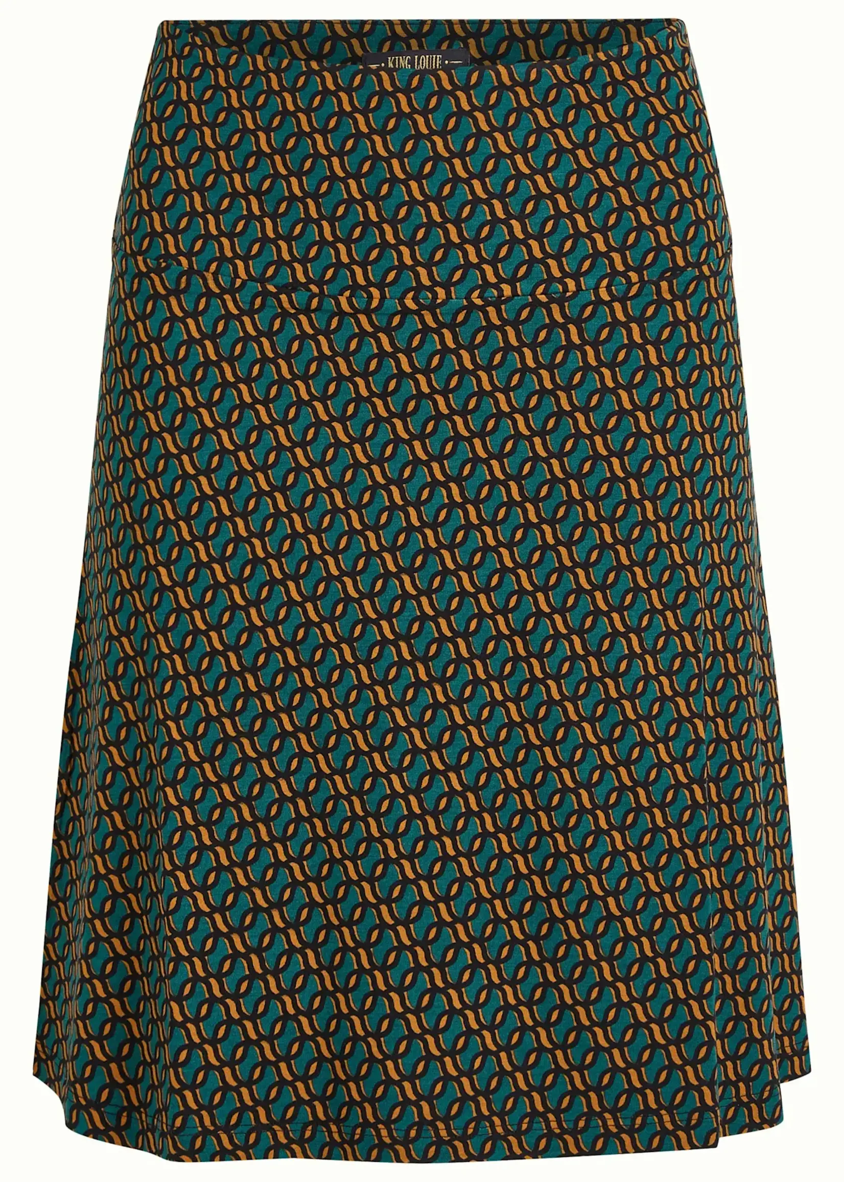 King Louie Rock - Border Skirt Brisk - Spruced Green