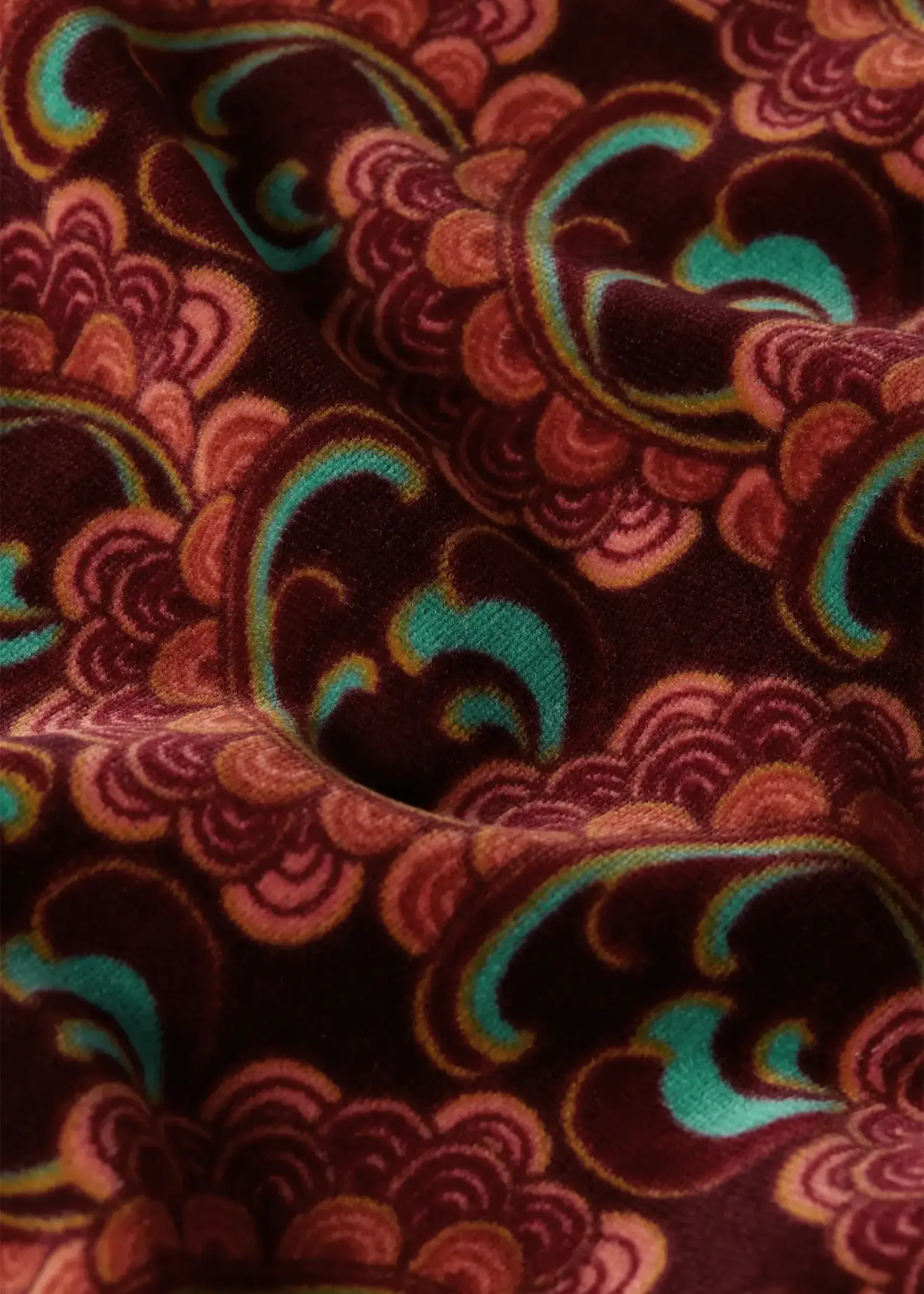 King Louie Rock - Border Skirt Winkle - Porto Red