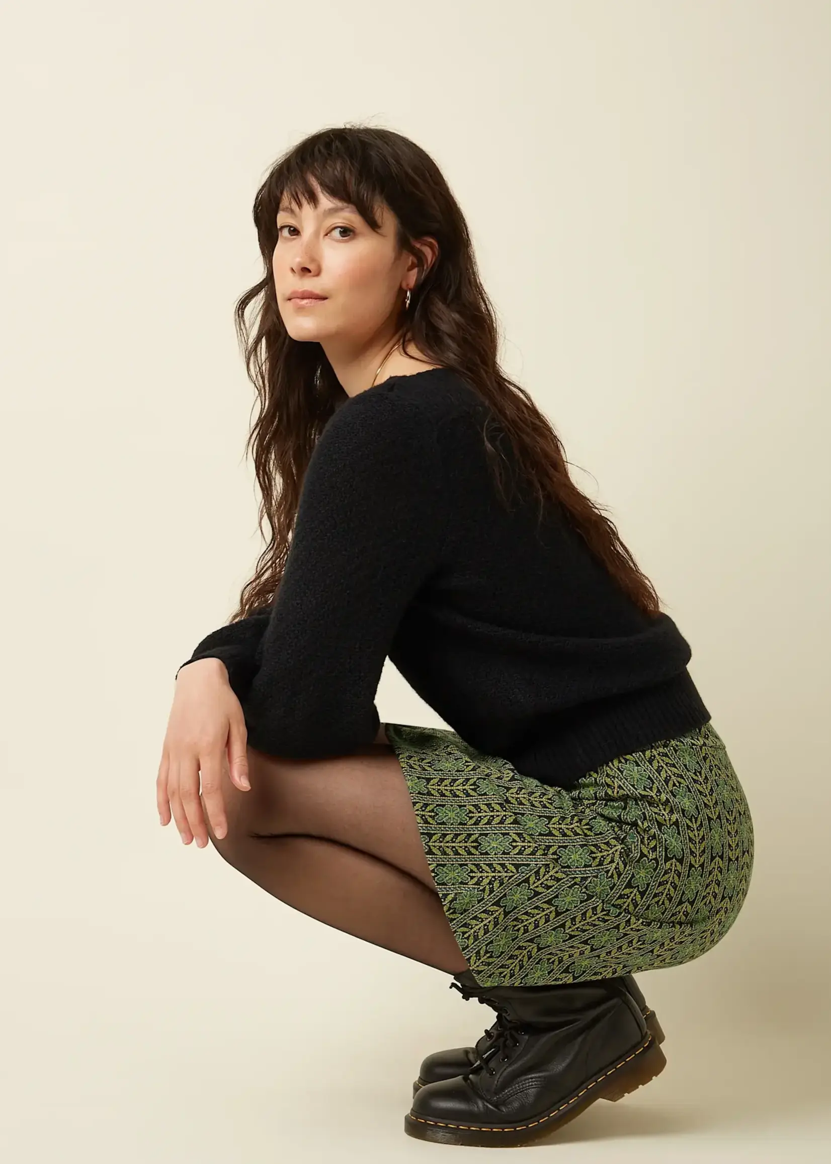 King Louie Rock - Border Skirt Dumas - Spruced Green