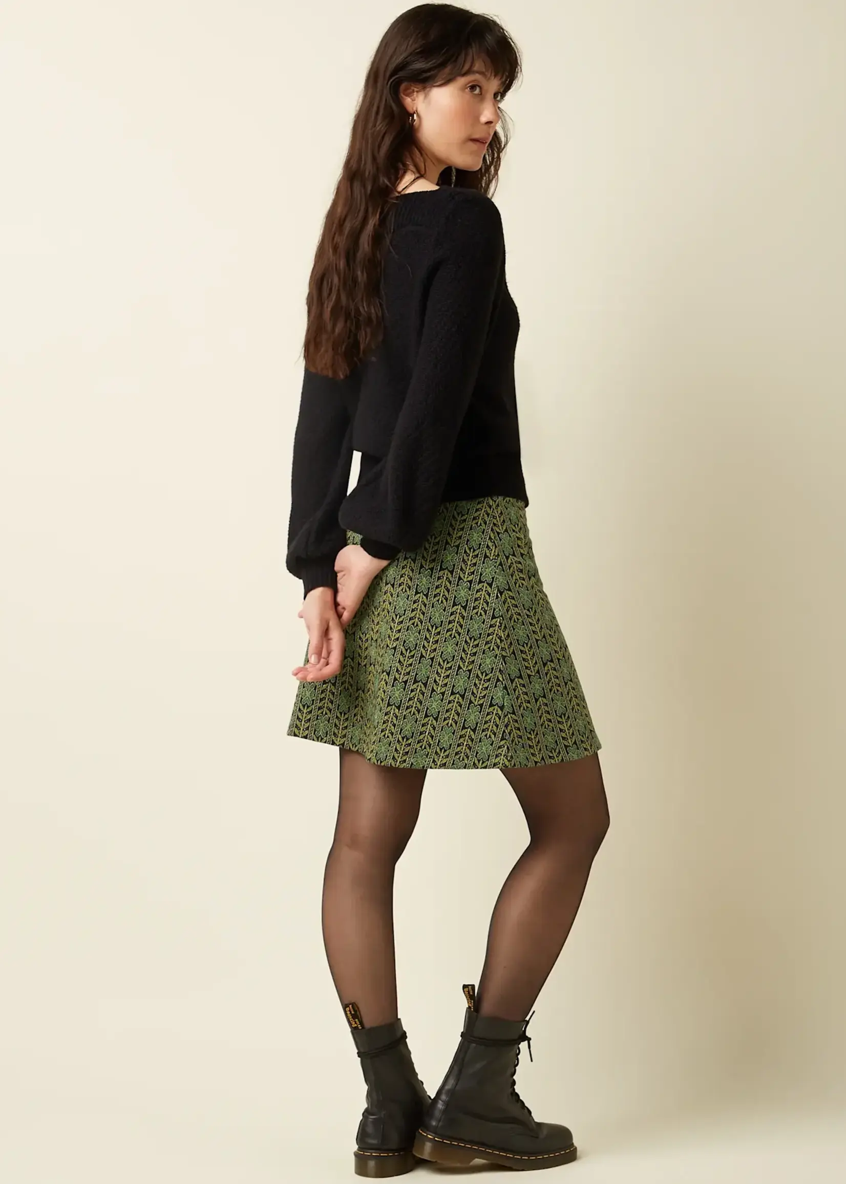 King Louie Rock - Border Skirt Dumas - Spruced Green