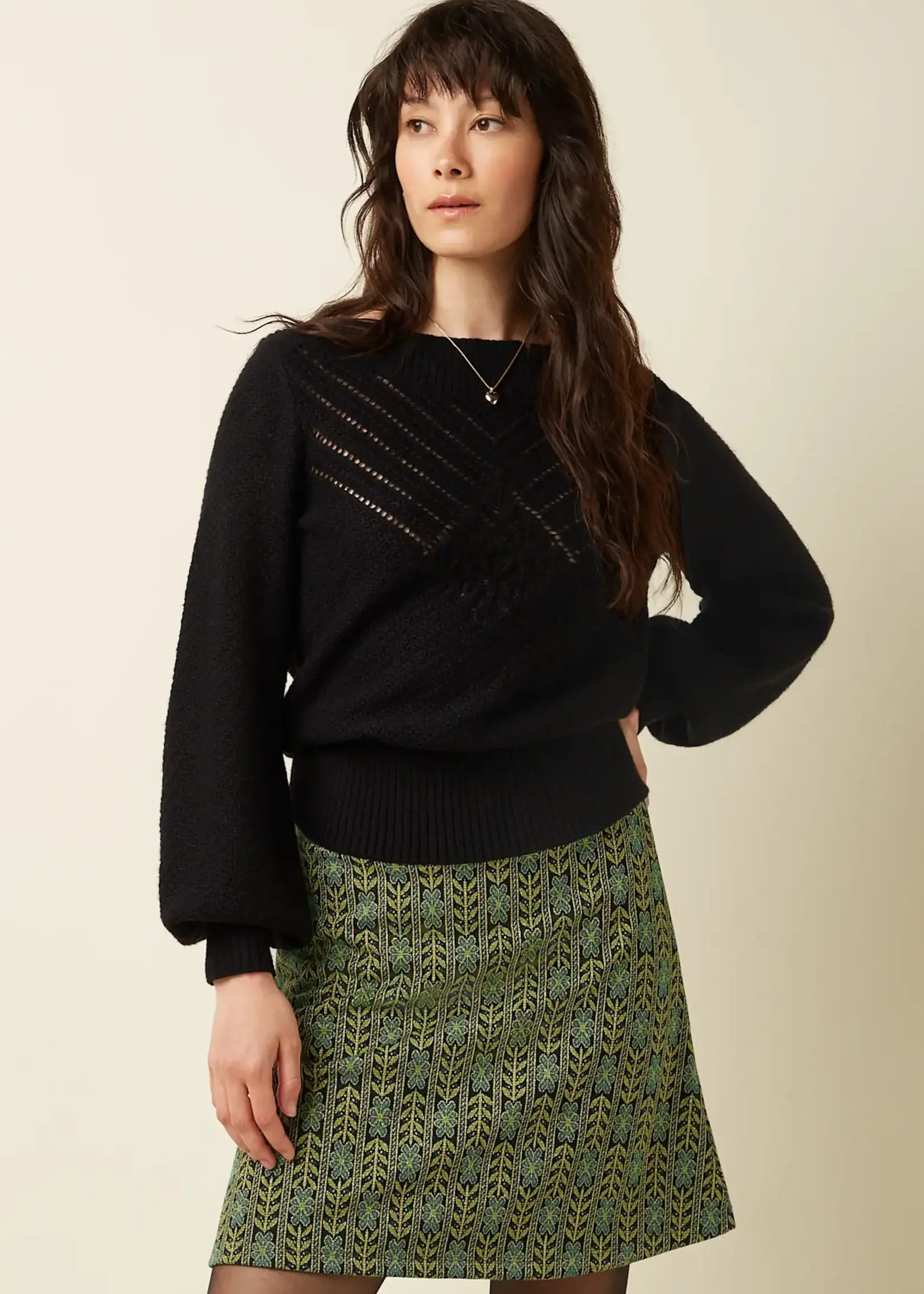 King Louie Rock - Border Skirt Dumas - Spruced Green