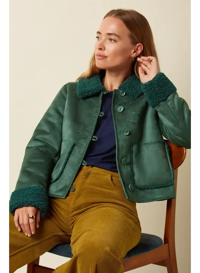 Jacke - Dina Jacket Lammy - Pine Green