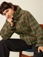 King Louie Jacke - Varna Jacket Coppa Check - Bear Brown