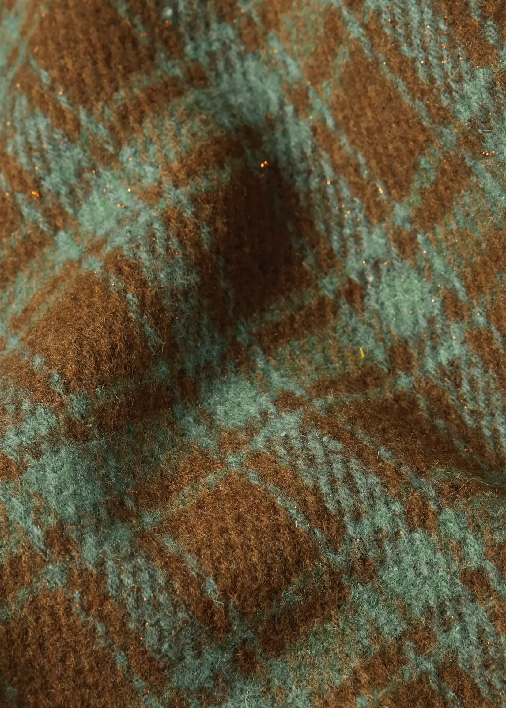 King Louie Jacke - Varna Jacket Coppa Check - Bear Brown