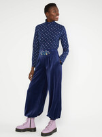 Blutsgeschwister Jogginghose Velvet Merry Moments - indigo depths blue