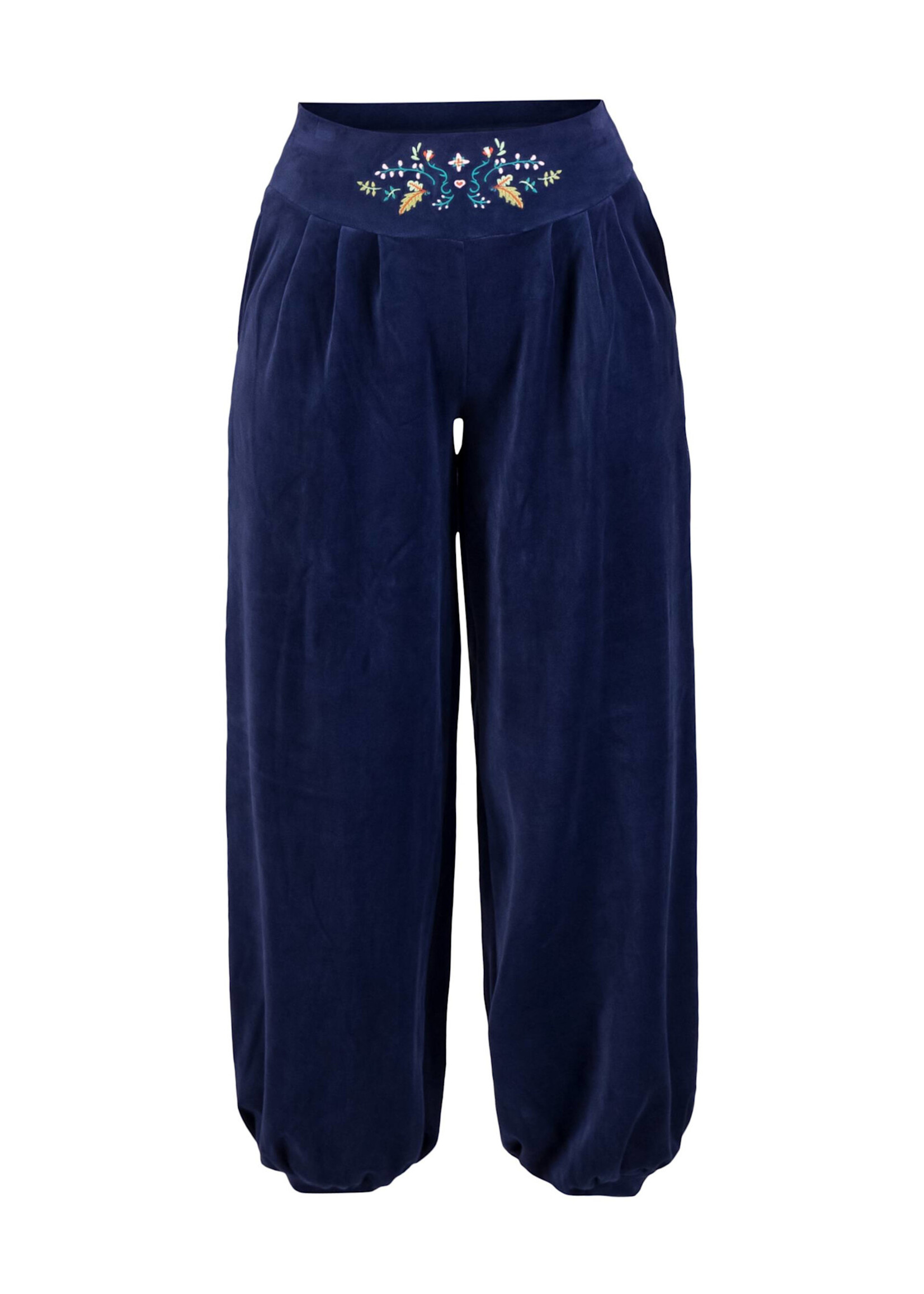 Blutsgeschwister Jogginghose Velvet Merry Moments - indigo depths blue