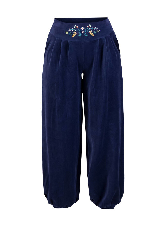 Jogginghose Velvet Merry Moments - indigo depths blue