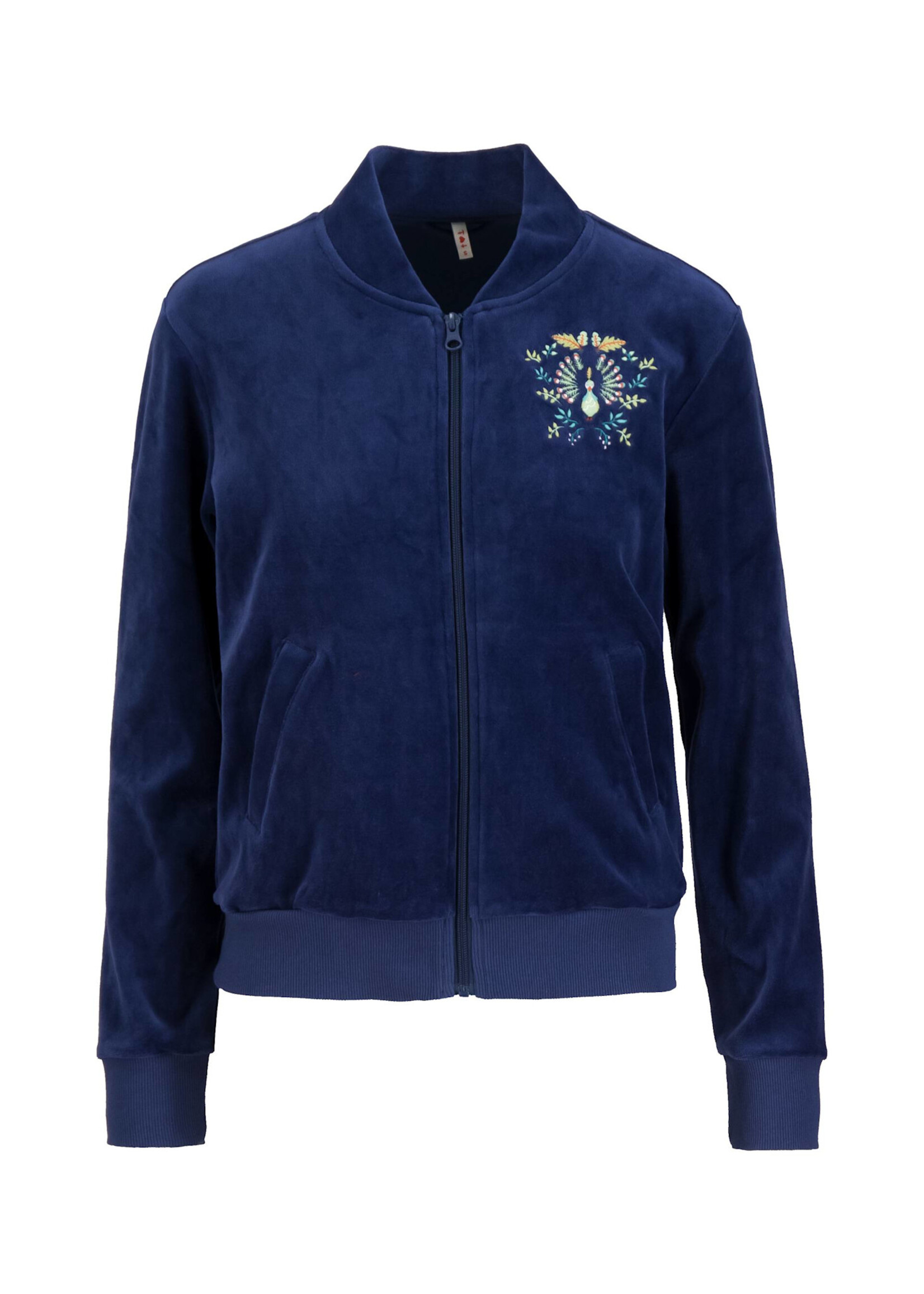 Blutsgeschwister Blouson Velvet Harmony Bomber - indigo depths blue