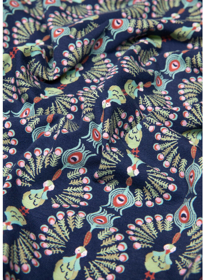 Herbstkleid Shalala Tralala Shawl - feather duster