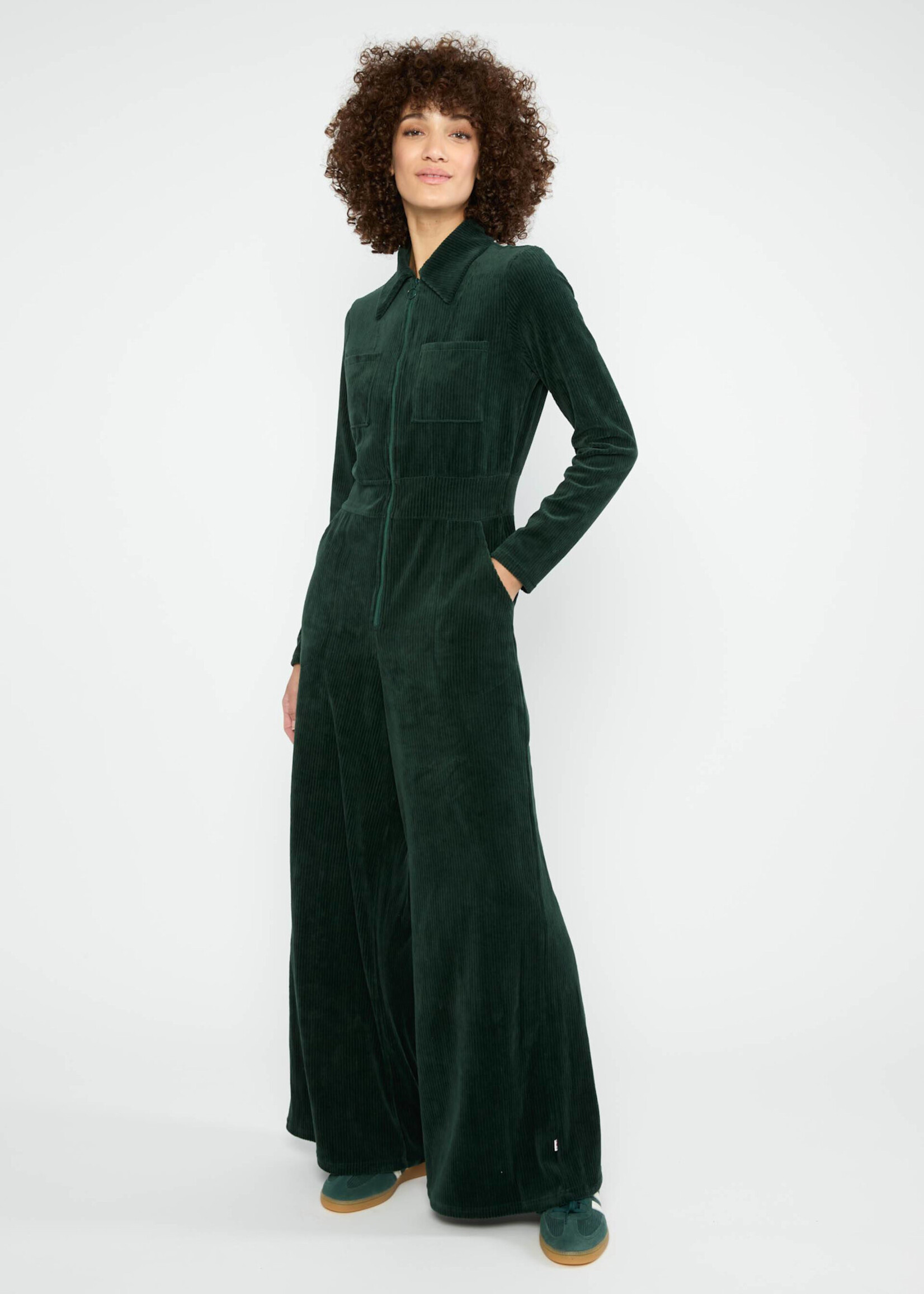 Blutsgeschwister Jumpsuit Jolly Molly - fine needle green