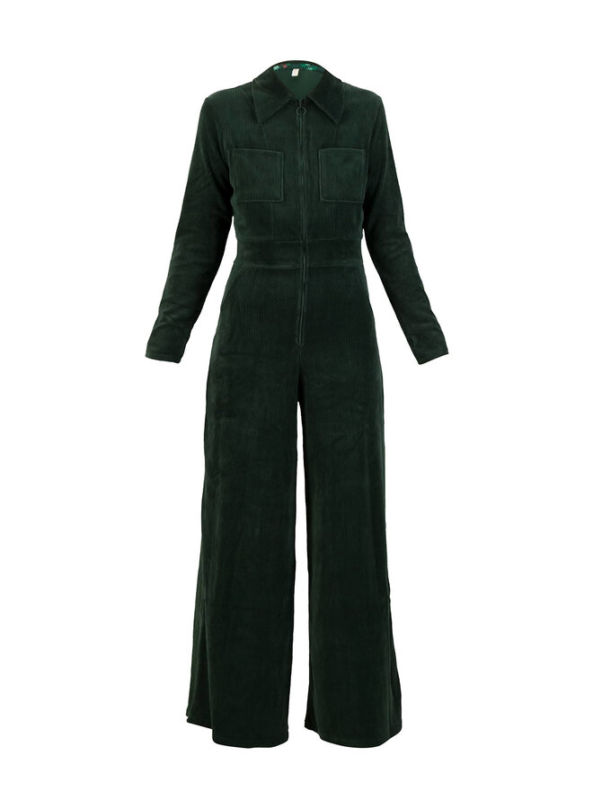 Jumpsuit Jolly Molly - fine needle green