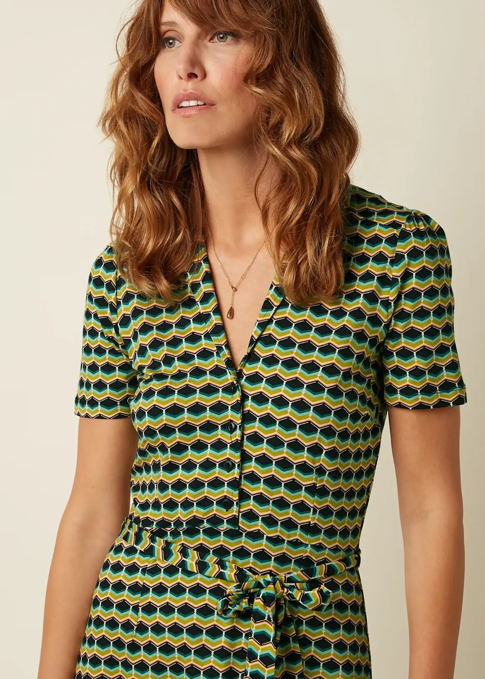 King Louie Kleid - Lola Dress Drift - Ponderosa Green