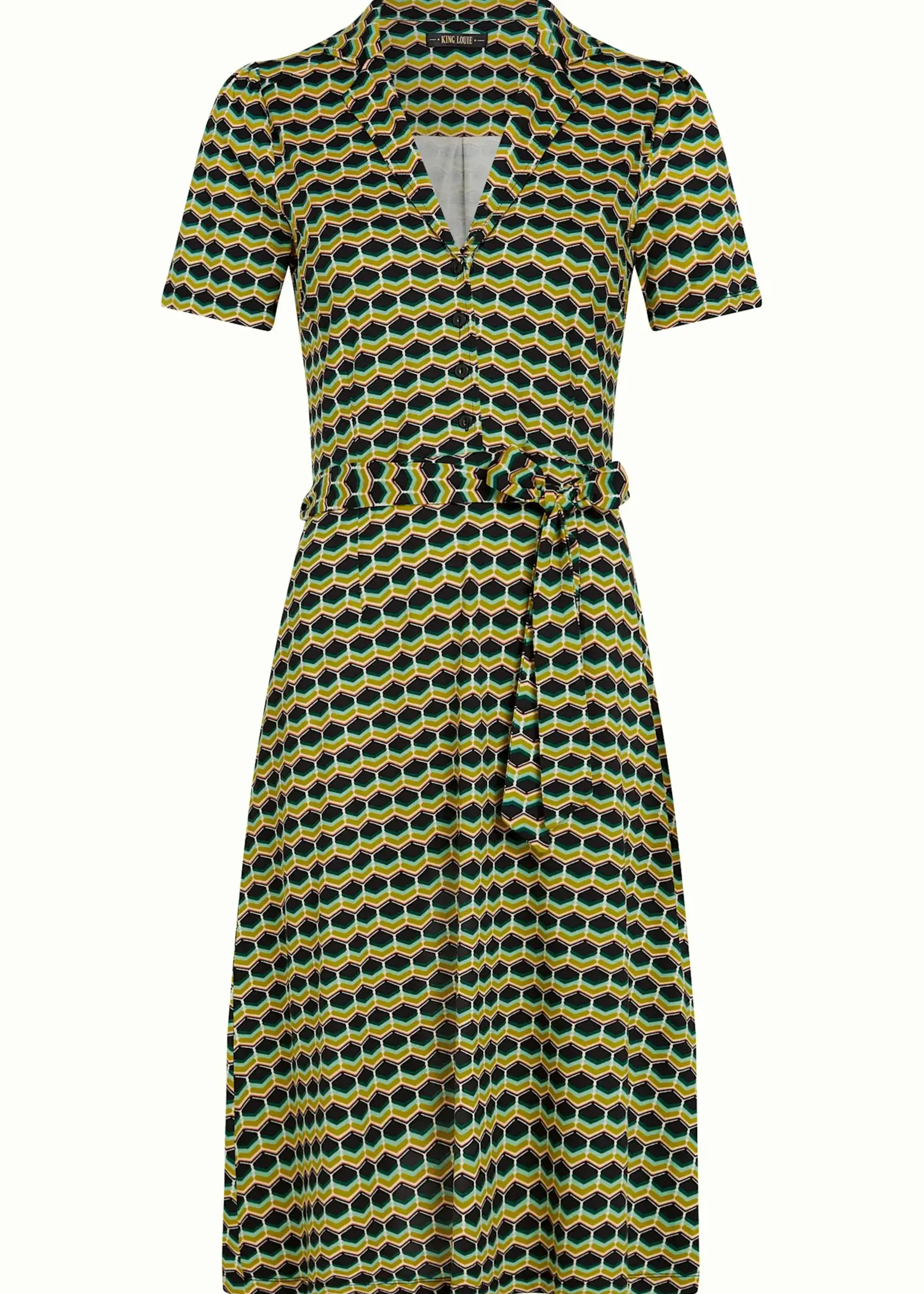 King Louie Kleid - Lola Dress Drift - Ponderosa Green
