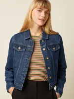 King Louie Jacke - Janey Cropped Playa Denim - Blue Tint