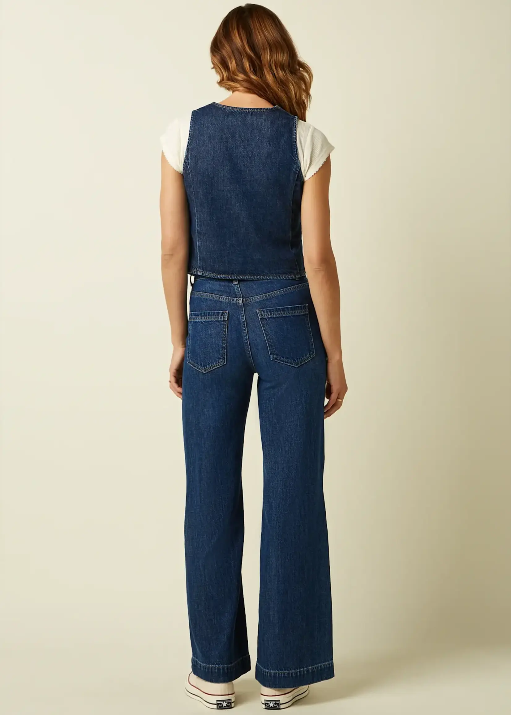 King Louie Gilet - Gilet Playa Denim - Blue Tint