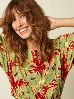 King Louie Kleid - Marika Dress Rico - Fire Red