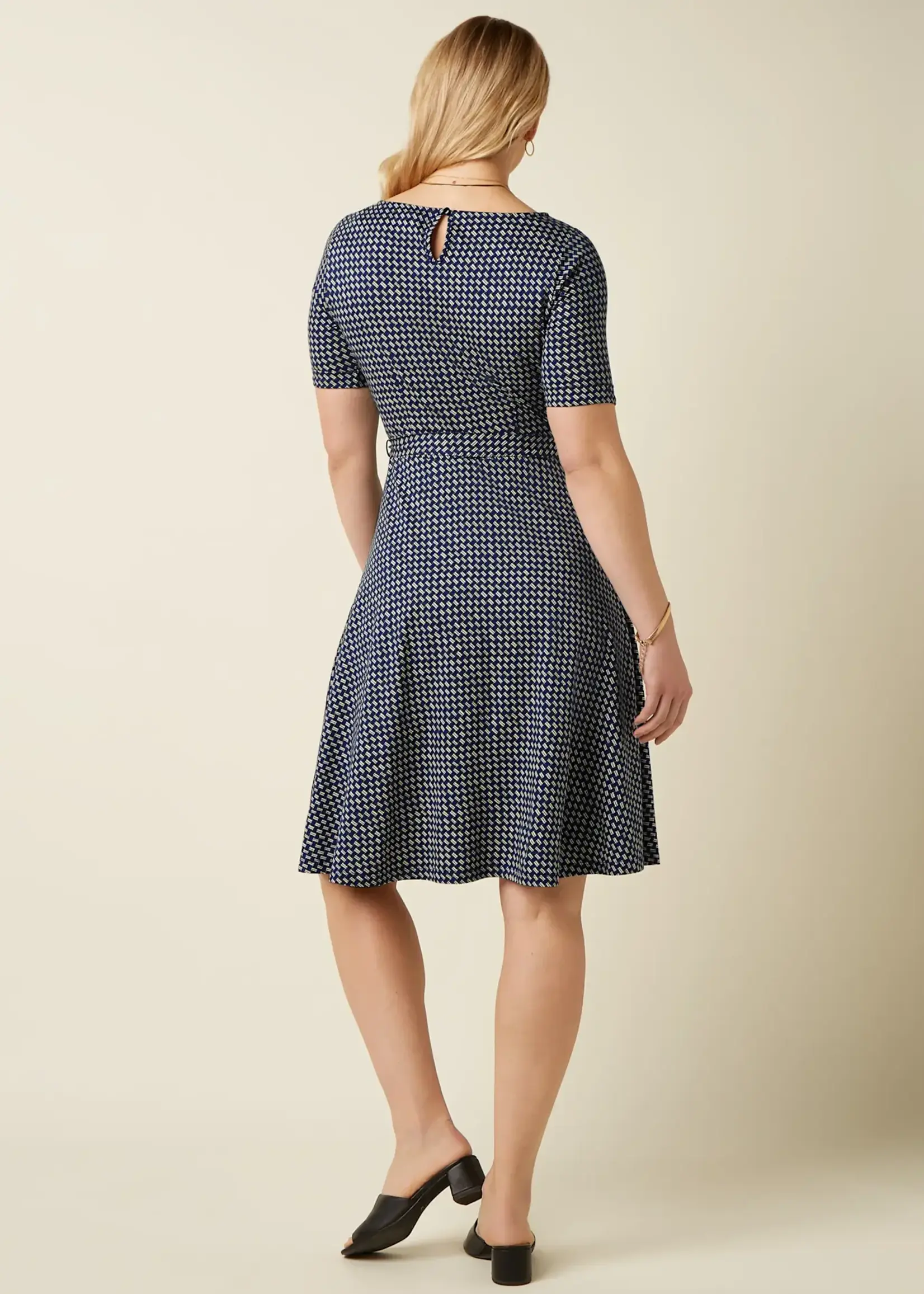 King Louie Kleid - Betty Dress Blizzy - Mazarine