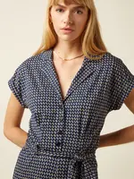 King Louie Darcy Jumpsuit Blizzy - Mazarine