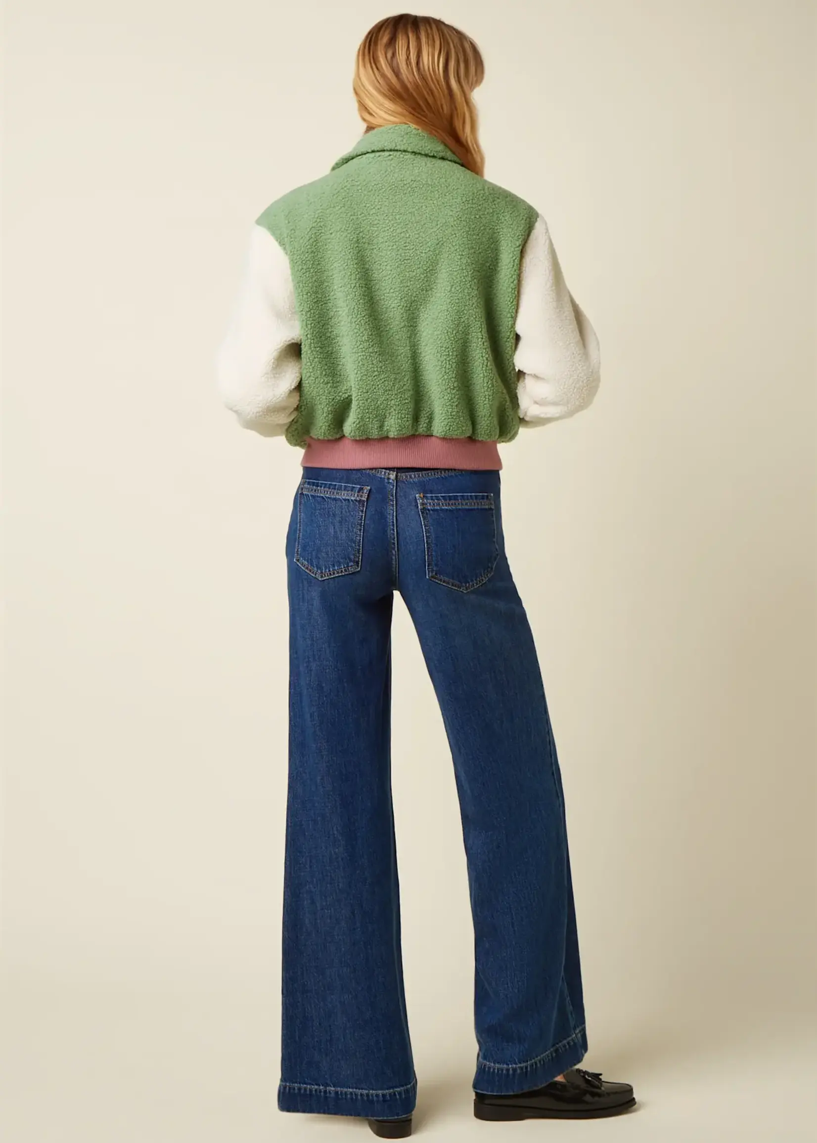 King Louie Jacke - Fay Jacket Teddy - Shade Green