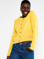 Blutsgeschwister Cardigan Sweet Knit - yellow citrus knit