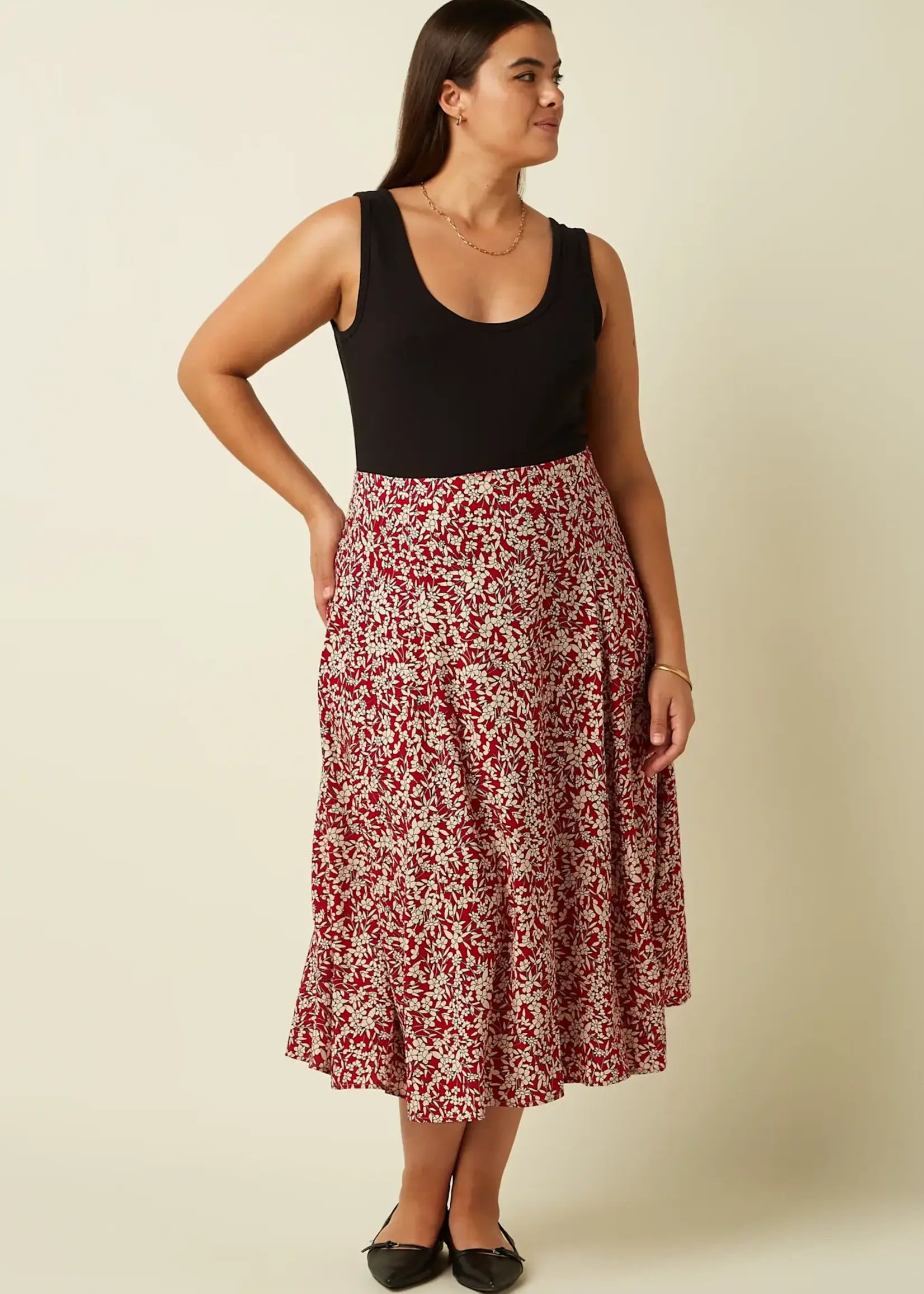 King Louie Rock - Laia Skirt Paradis - Chili Red