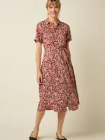 King Louie Kleid - Olive Dress Paradis - Chili Red