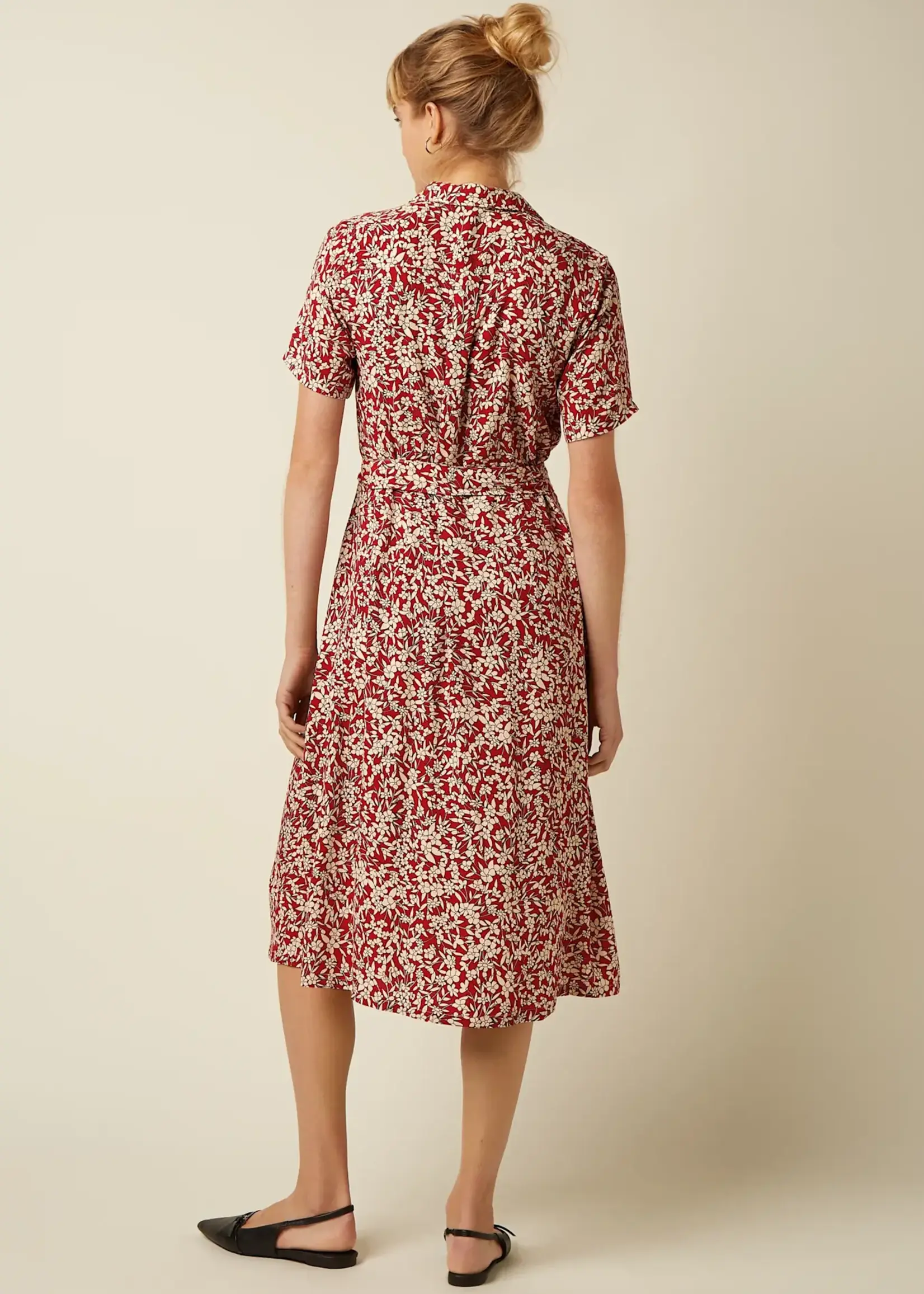 King Louie Kleid - Olive Dress Paradis - Chili Red