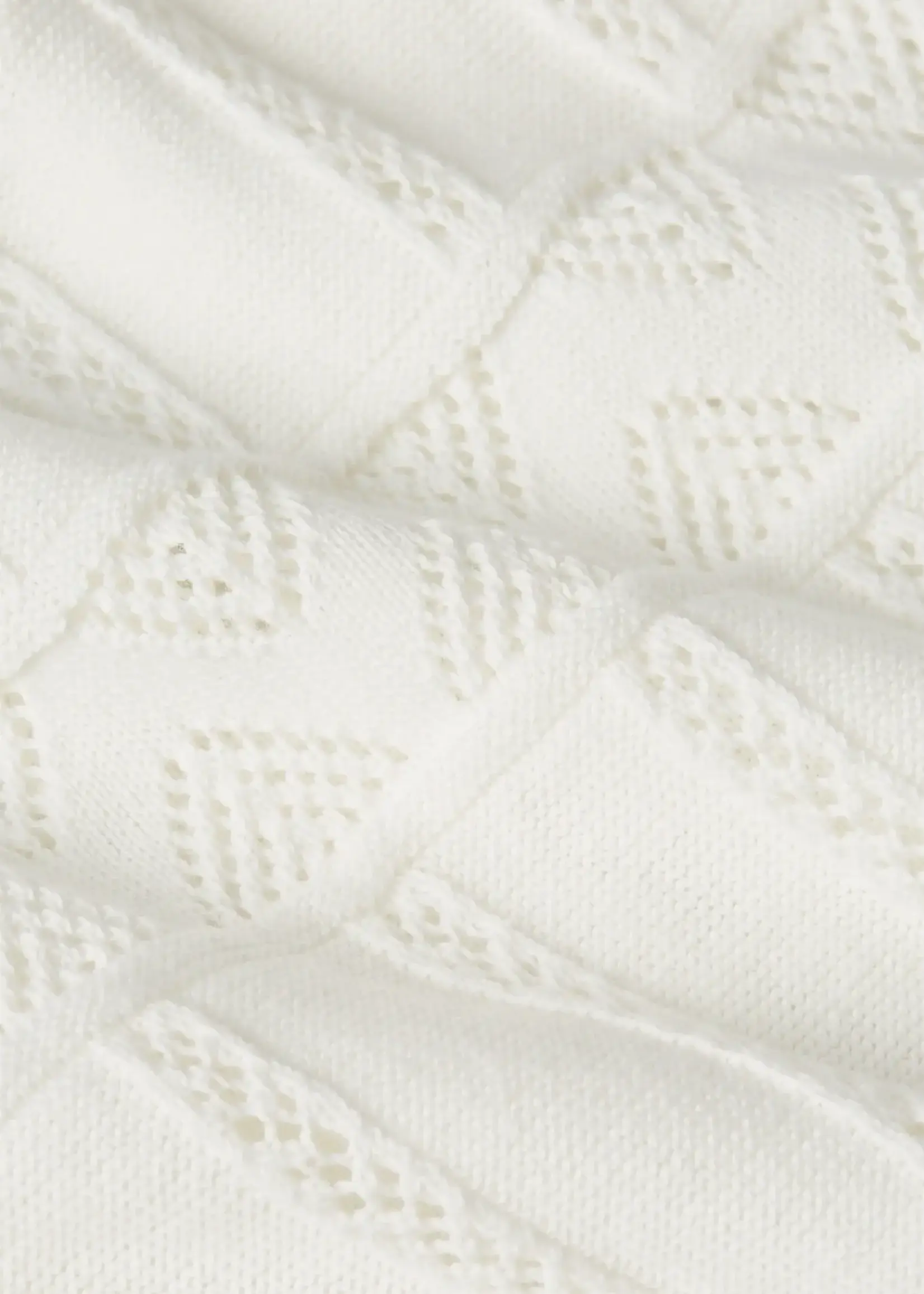 King Louie Liora Top Rocky Ajour - White