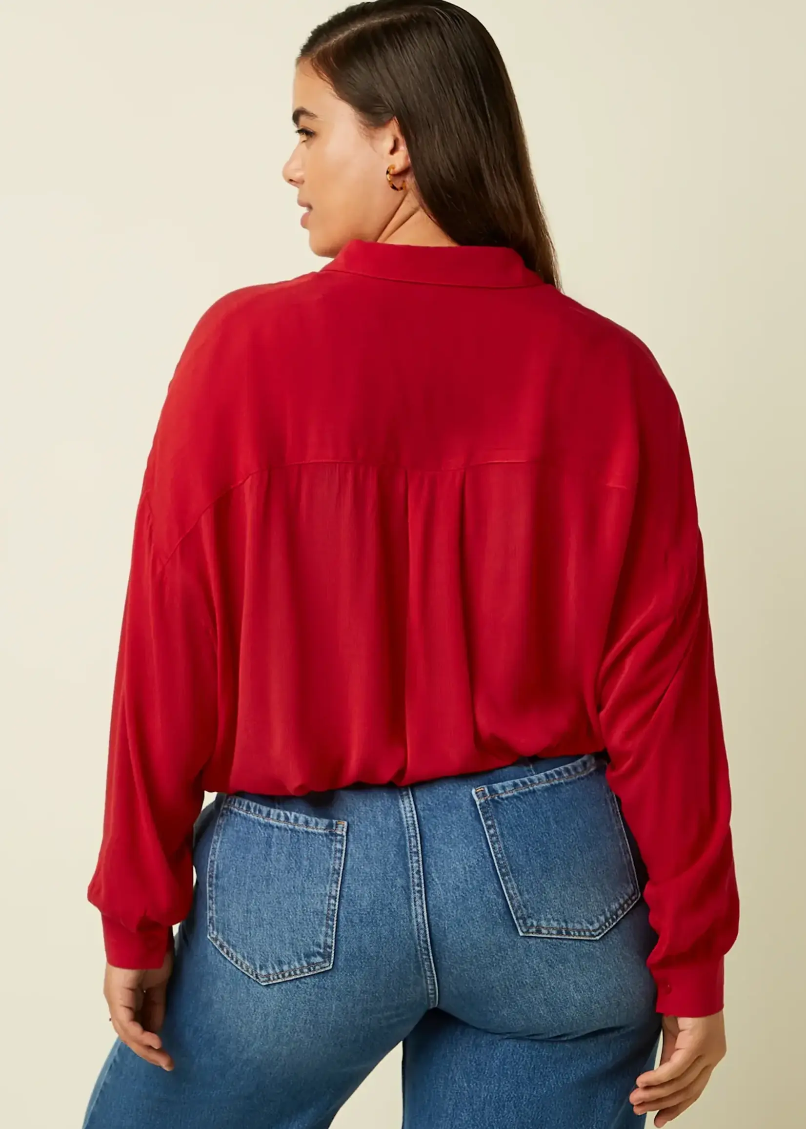 King Louie Bluse - Fee Blouse Capo - Chili Red
