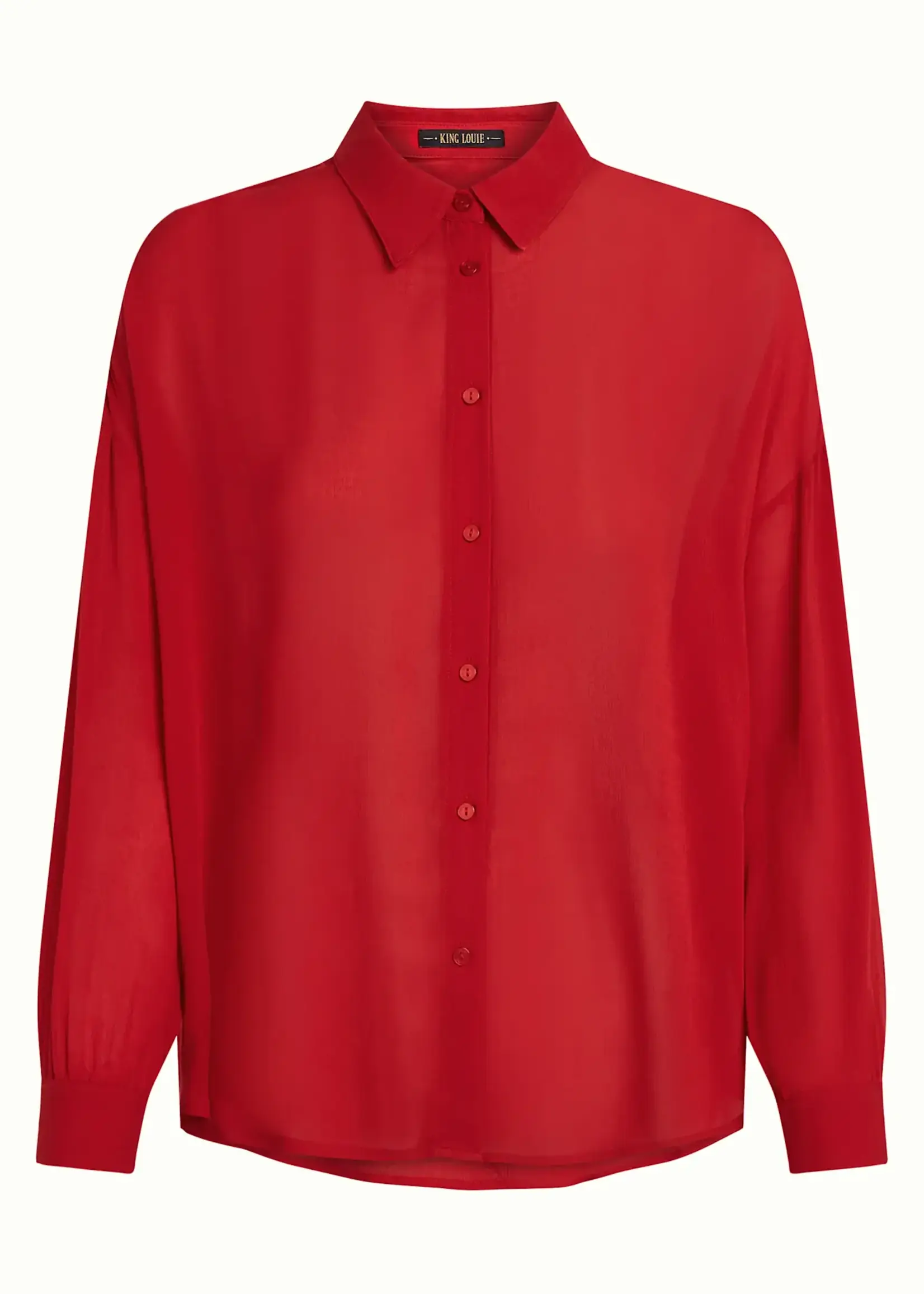 King Louie Bluse - Fee Blouse Capo - Chili Red