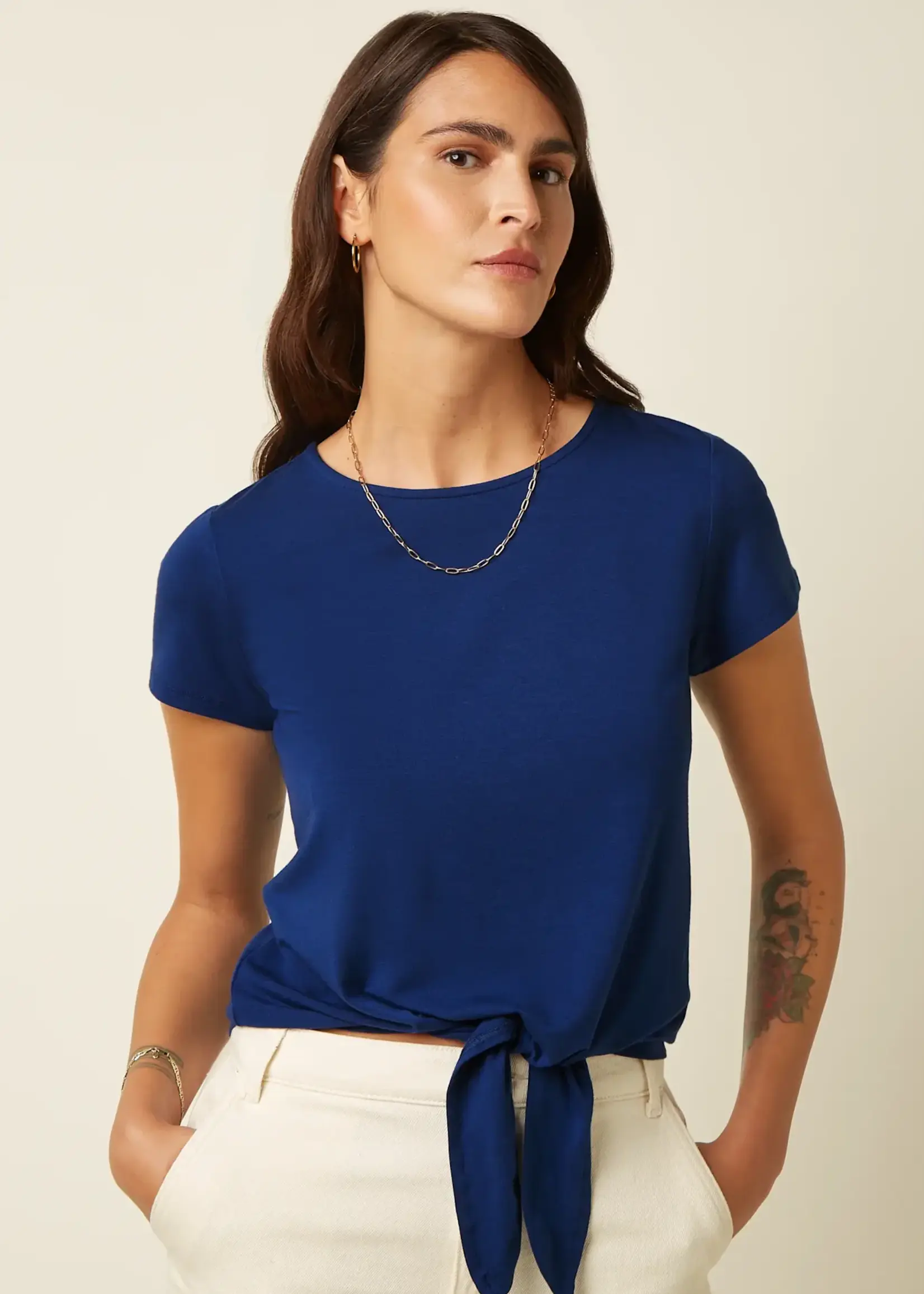 King Louie Knot Shirt Tulum - Mazarine