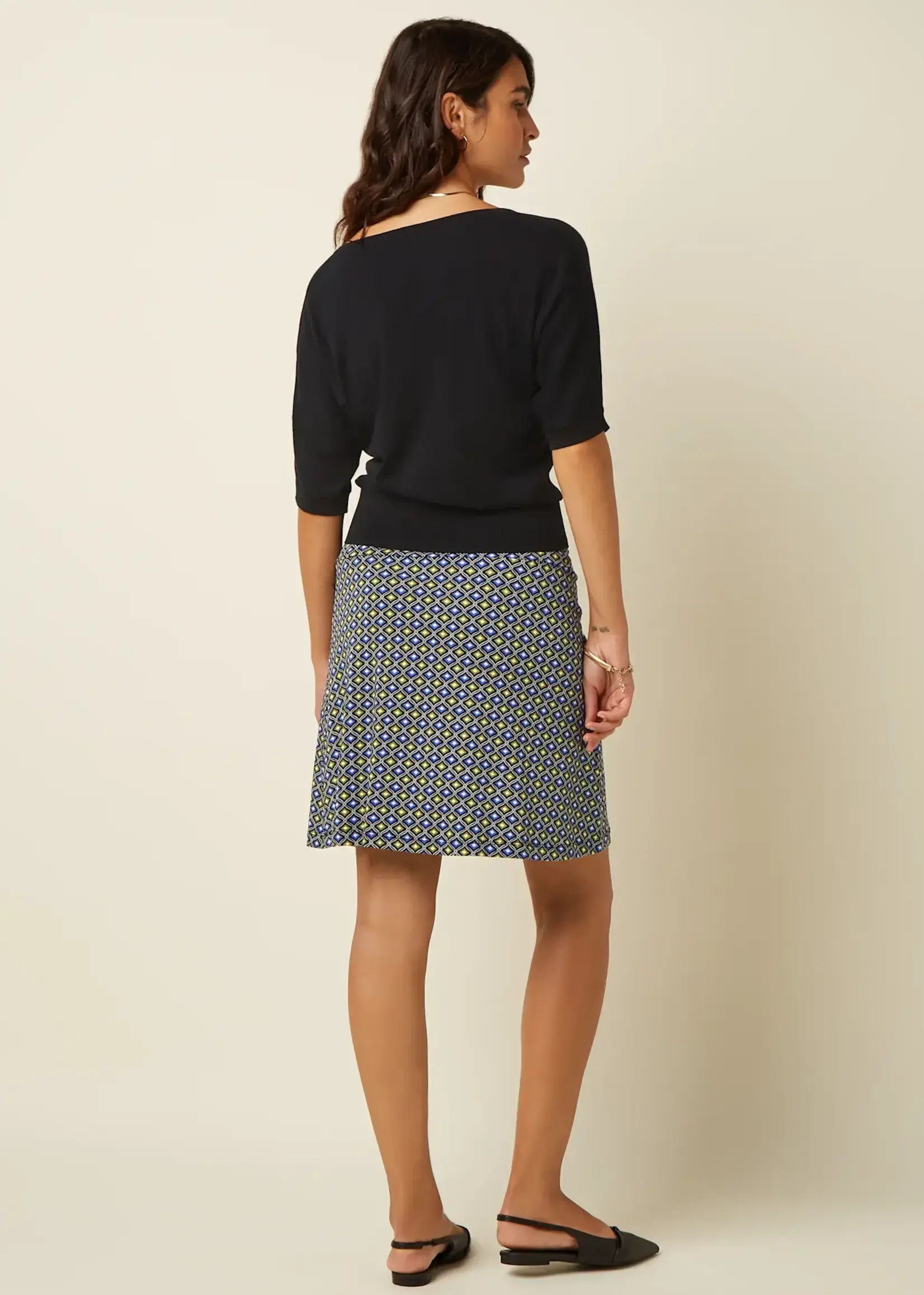 King Louie Rock - Border Skirt Blend - Black