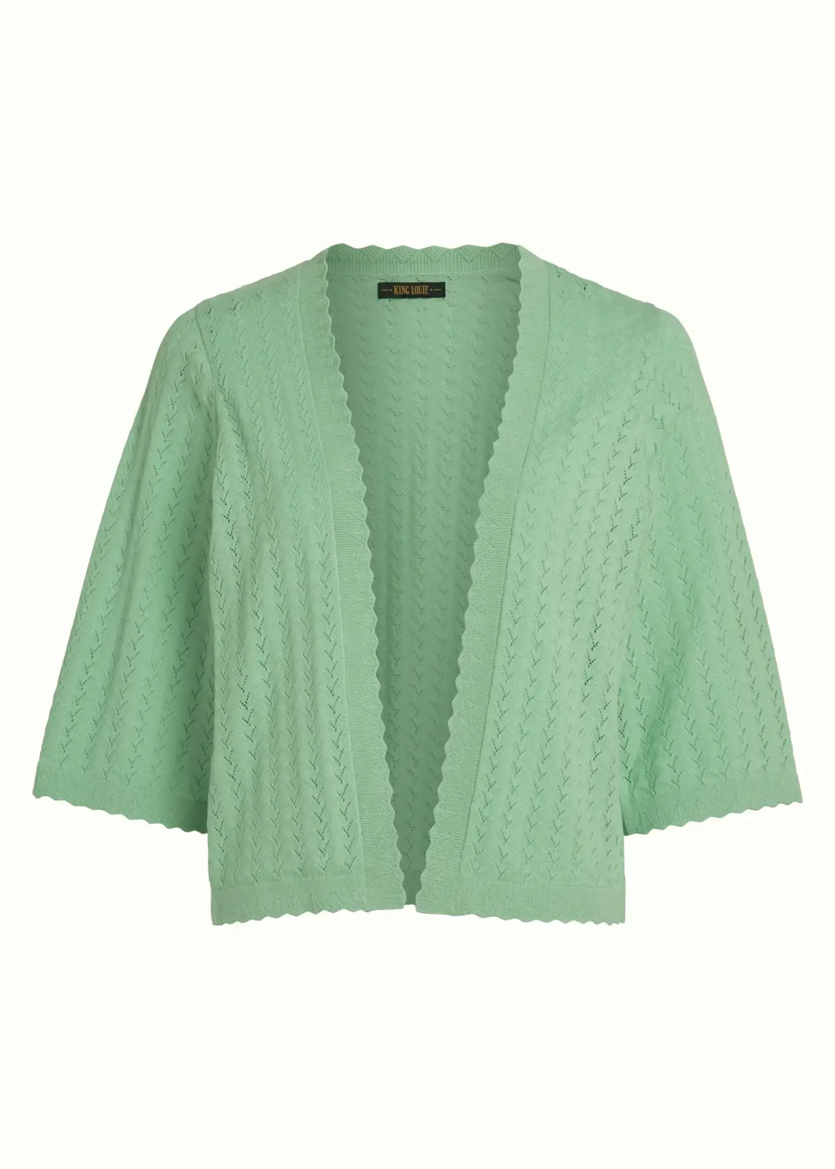 King Louie Emily Cardi Rocky Ajour - Minty Meadow