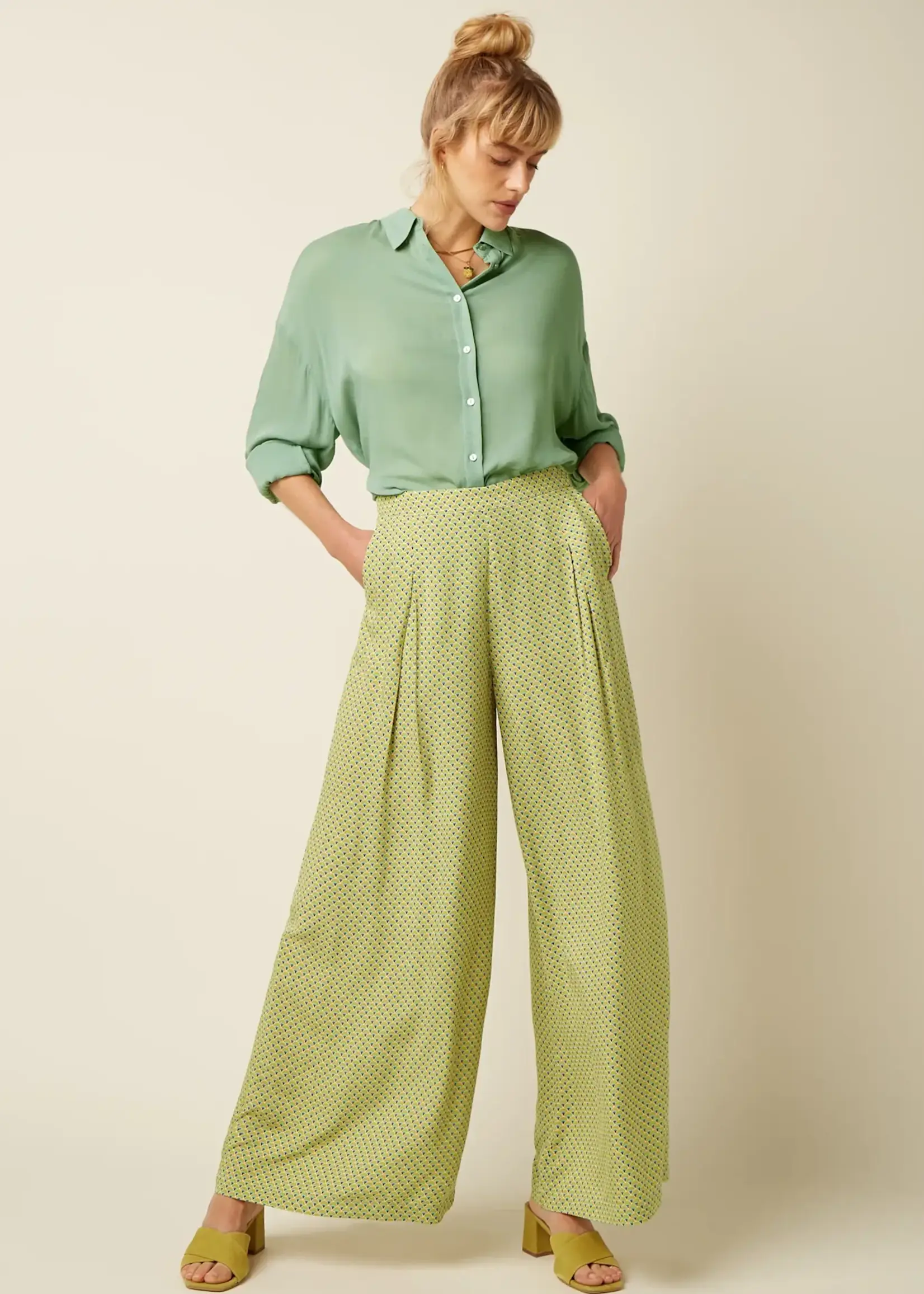 King Louie Hosen - Antonia Pants Dover - Spring Yellow