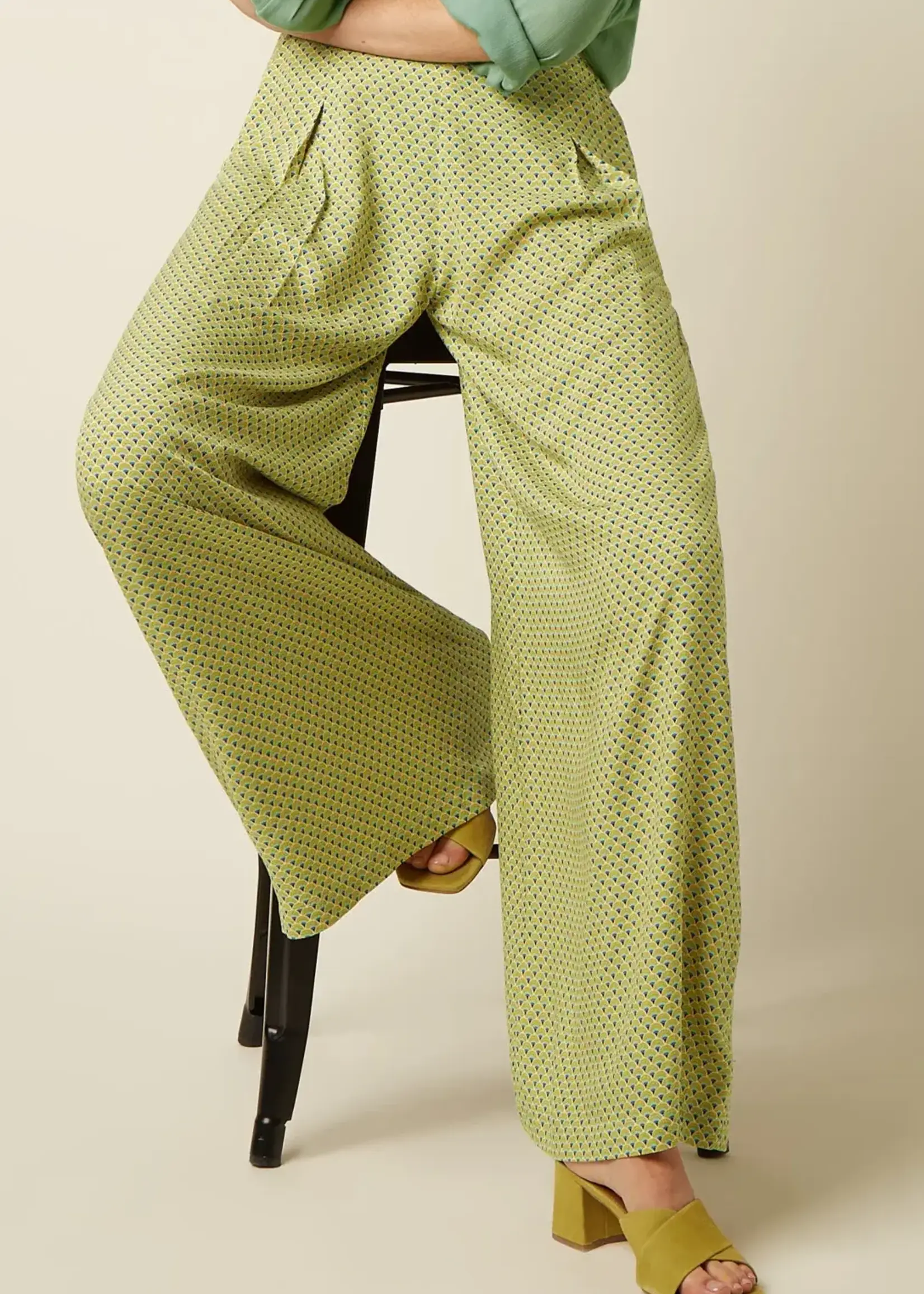 King Louie Hosen - Antonia Pants Dover - Spring Yellow