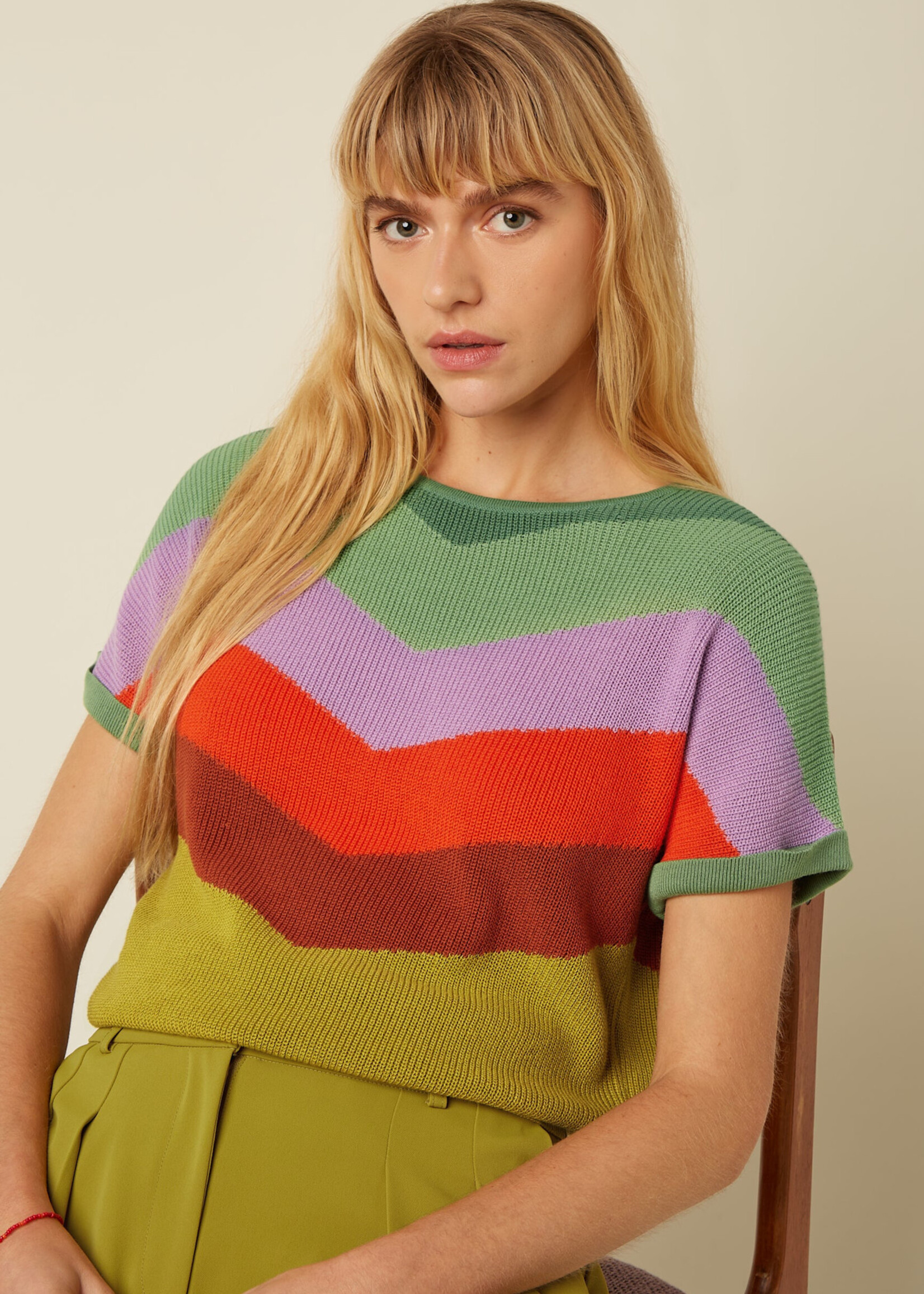 King Louie Top - Ann Top Wonder - Green Envy