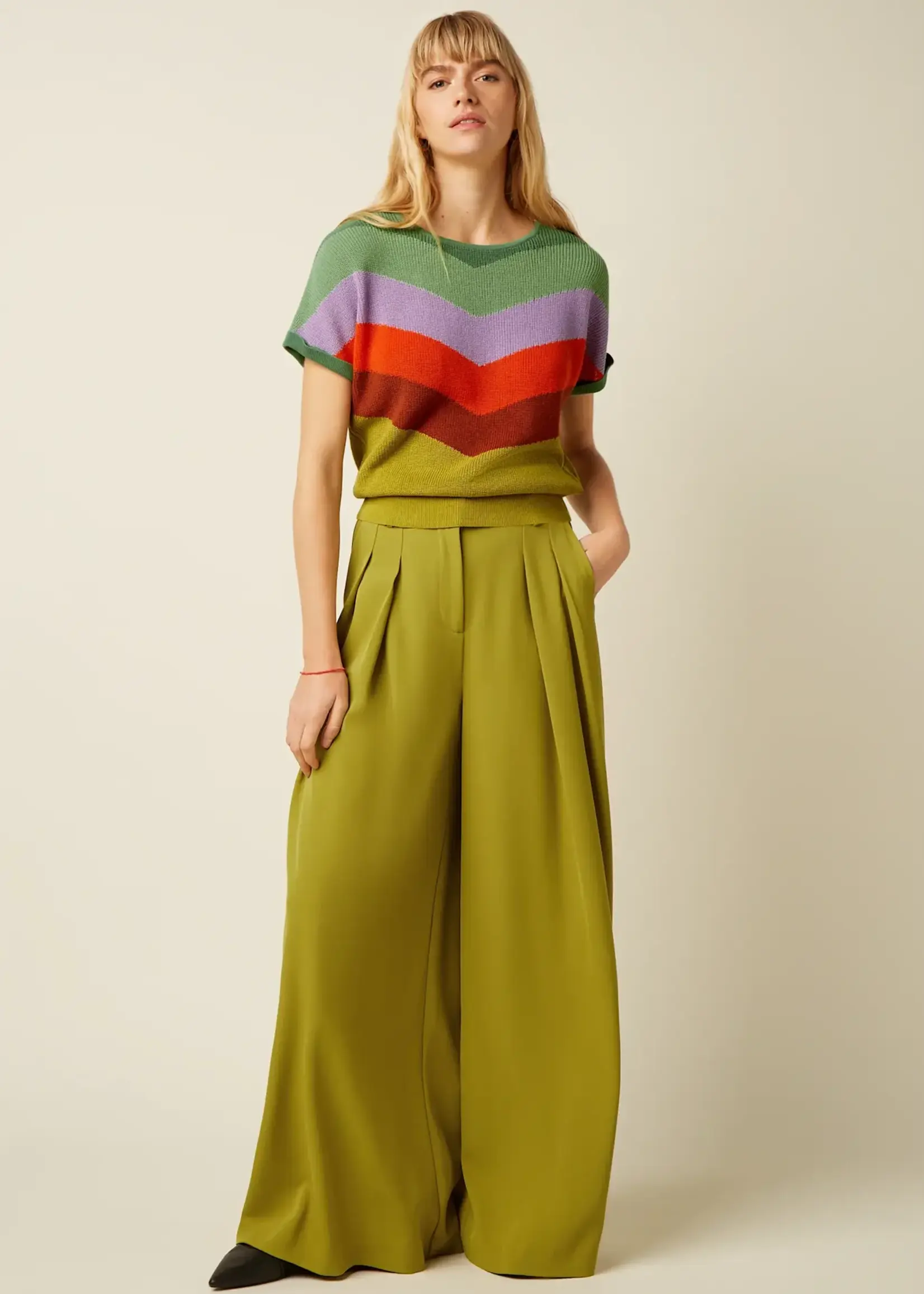 King Louie Top - Ann Top Wonder - Green Envy