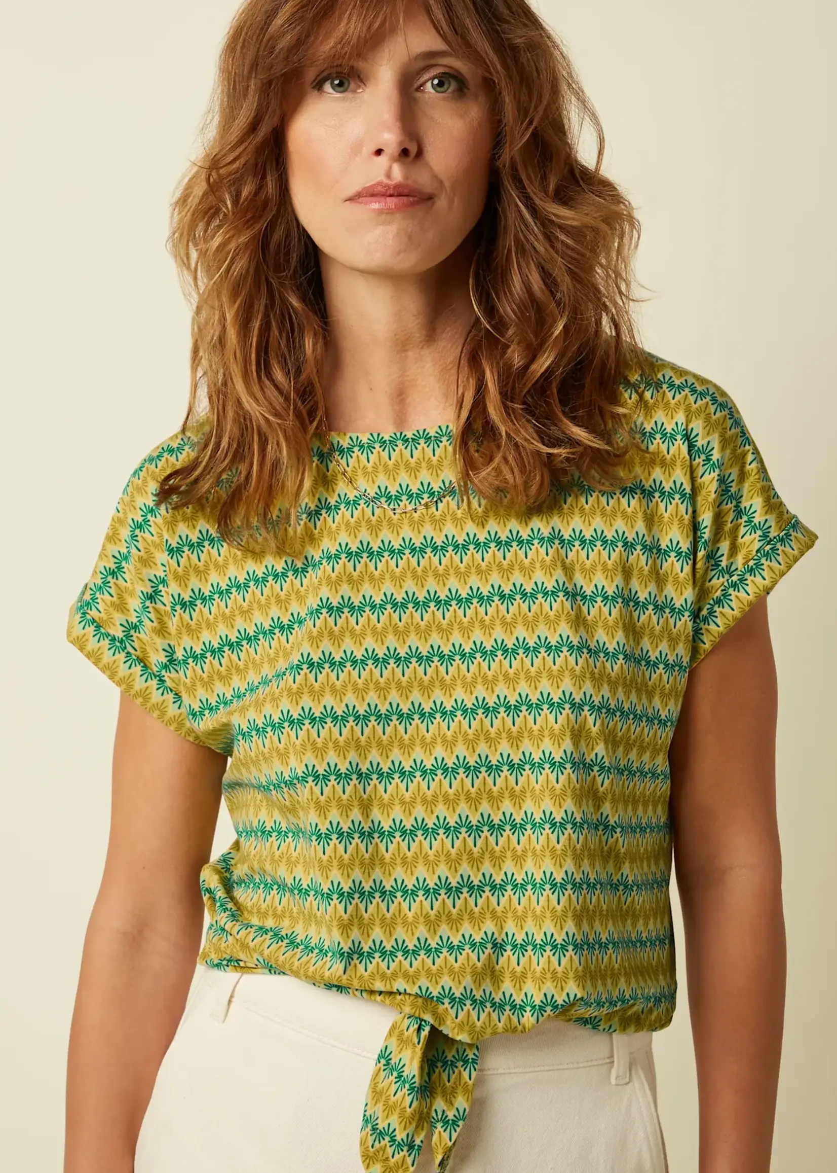 King Louie Top - Aria Knot Top Saro - Spring Yellow