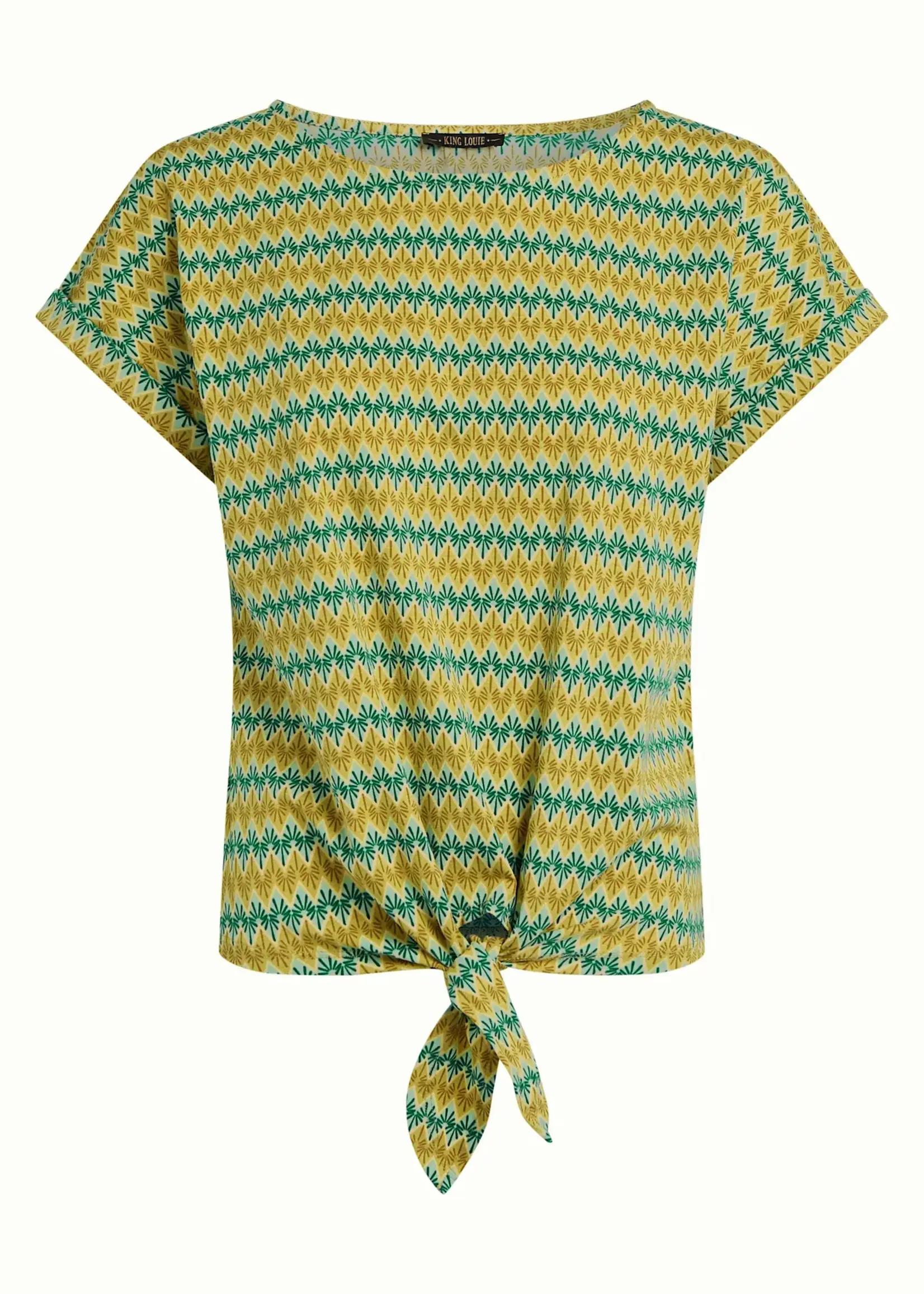 King Louie Top - Aria Knot Top Saro - Spring Yellow