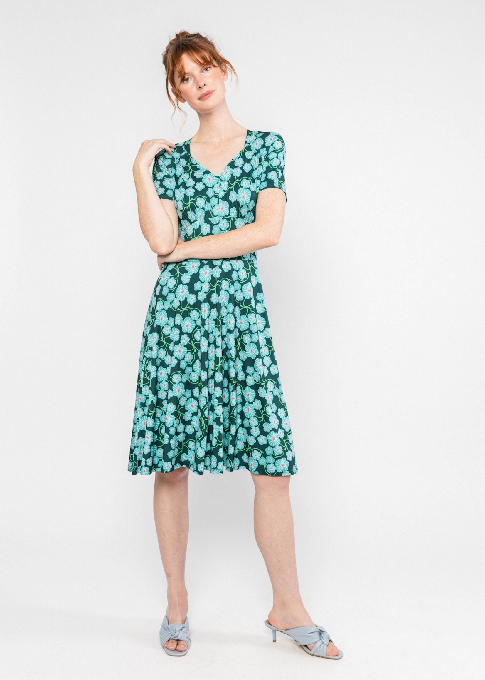 Blutsgeschwister Sommerkleid Zaubertal Heritage - spring fairy glade