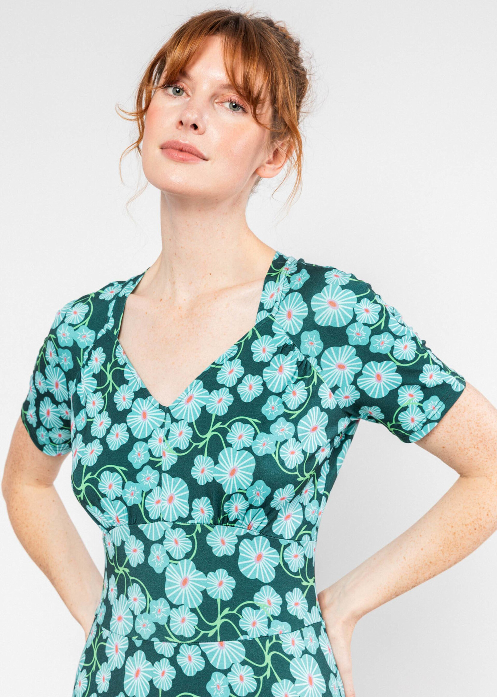 Blutsgeschwister Sommerkleid Zaubertal Heritage - spring fairy glade