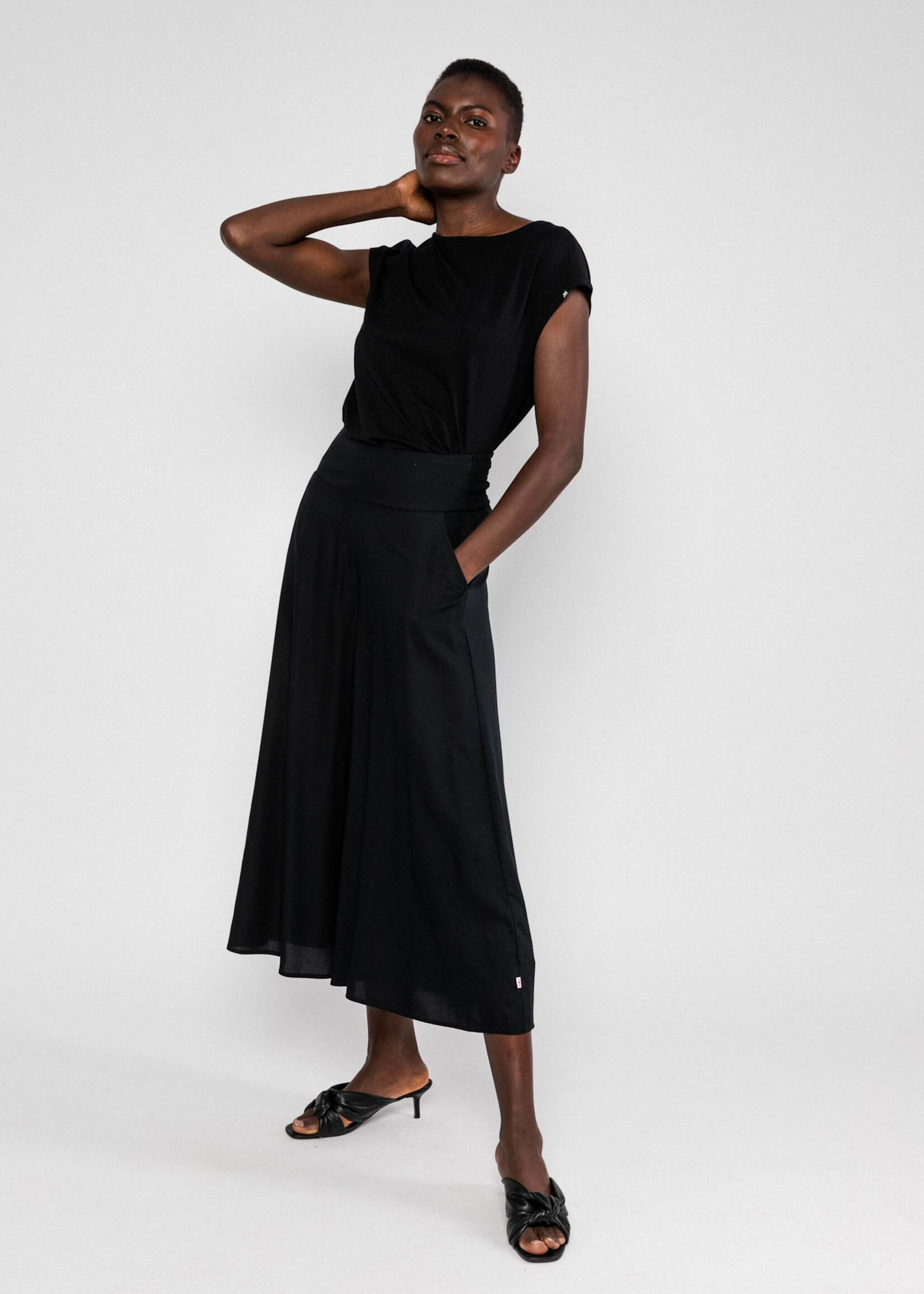 Blutsgeschwister Culotte In Full Bloom - black brush