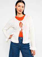 Blutsgeschwister Sommer Cardigan Marie-Antoinette - dreamy white knit
