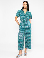Blutsgeschwister Jumpsuit Charming Steps - emerald spring night