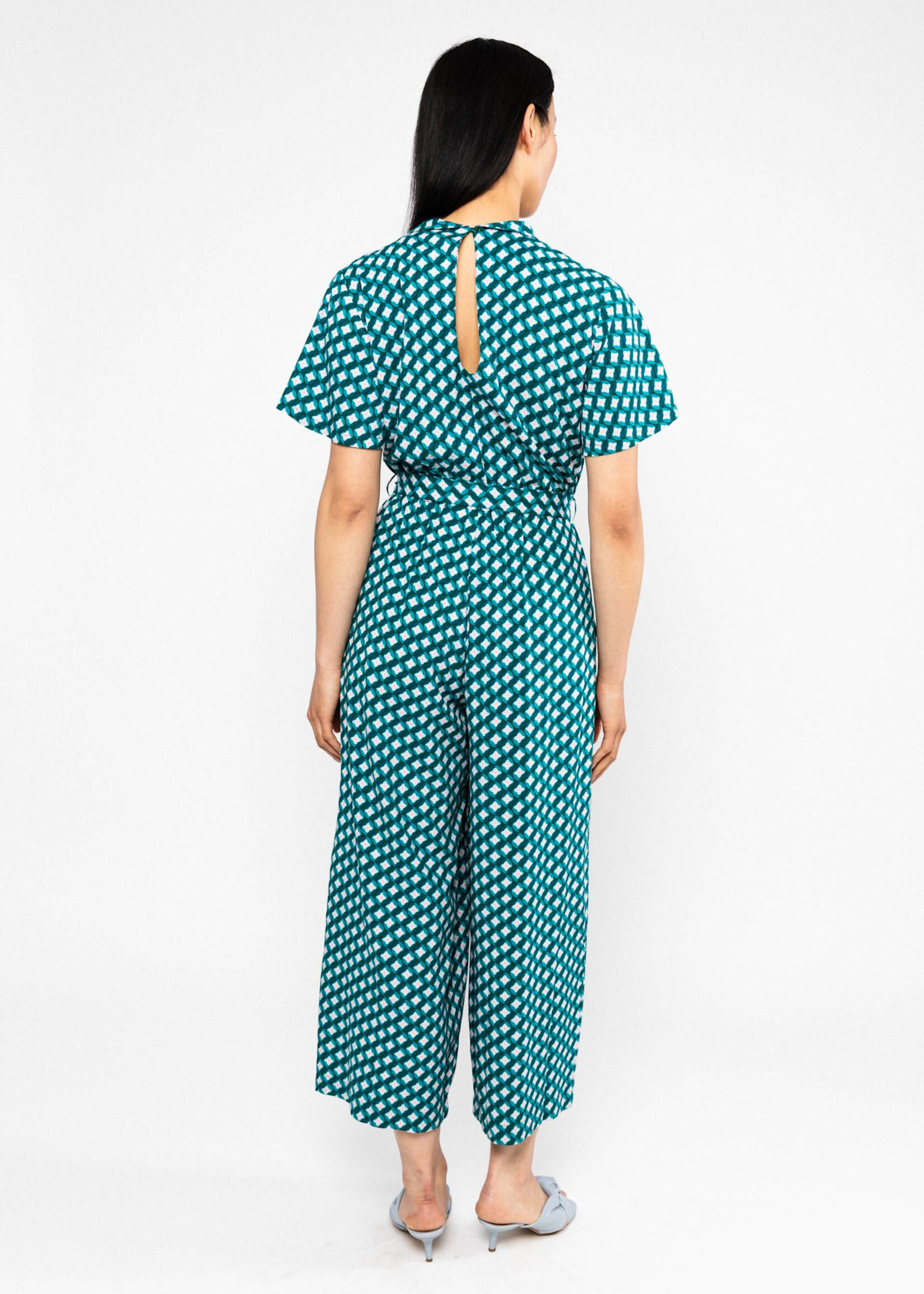 Blutsgeschwister Jumpsuit Charming Steps - emerald spring night
